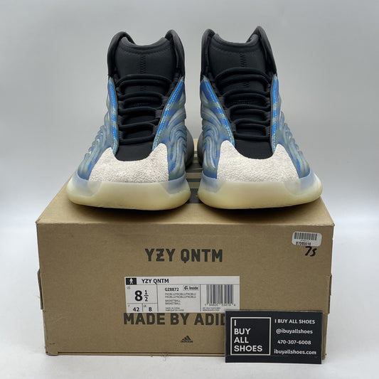 Size 8.5 - adidas Yeezy Quantum Frozen Blue Grey Black Tan (GZ8872)