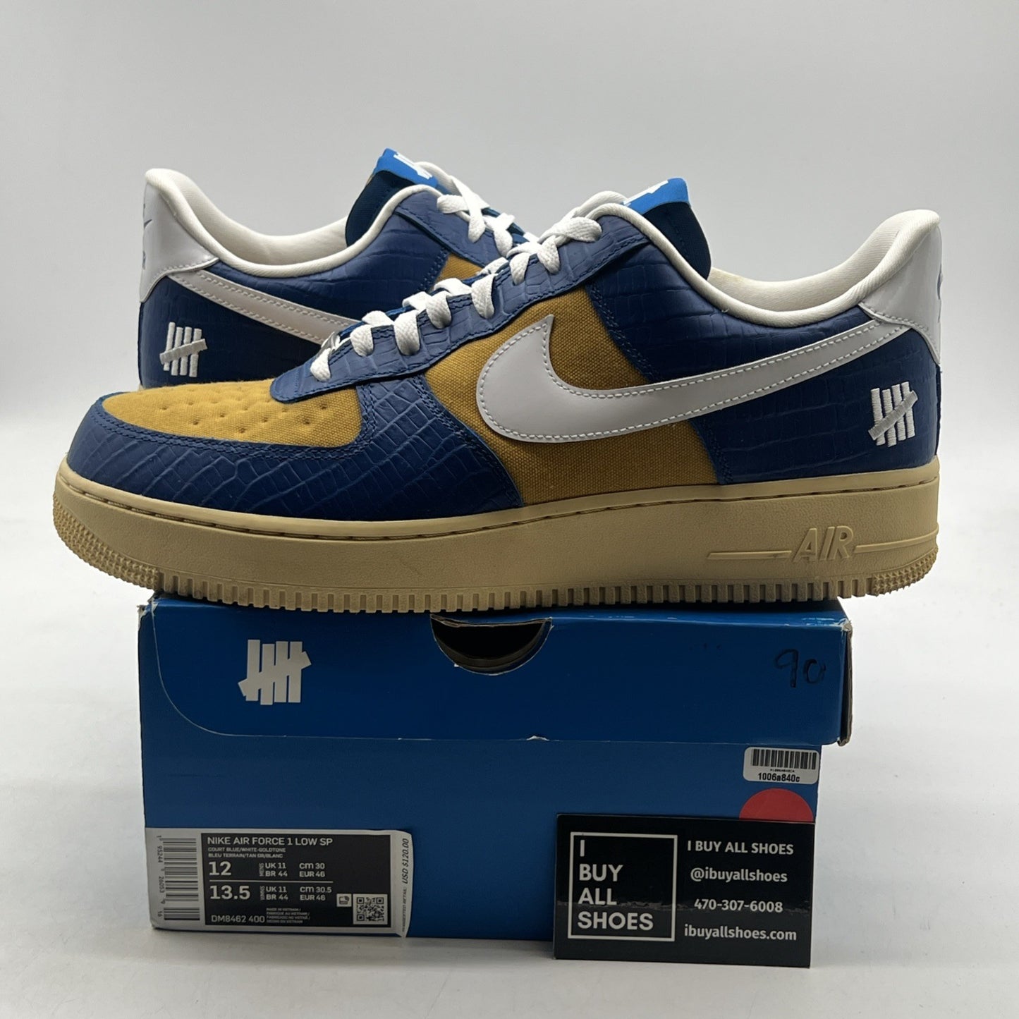 Size 12 - Nike Undefeated x Air Force 1 SP Low Dunk vs AF1 (DM8562-400)