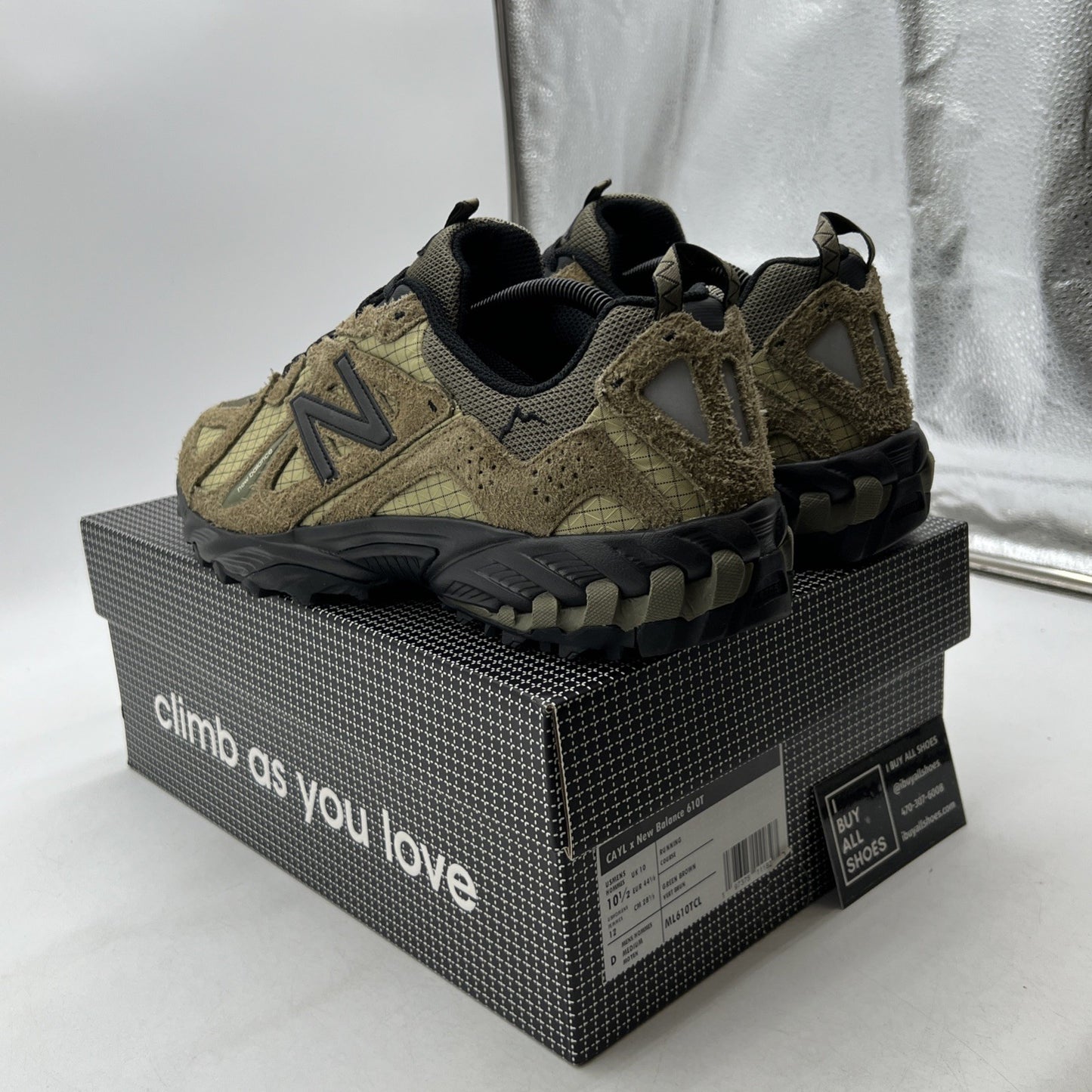 Size 10.5 - New Balance CAYL x 610 Covert Green (ML610TCL)