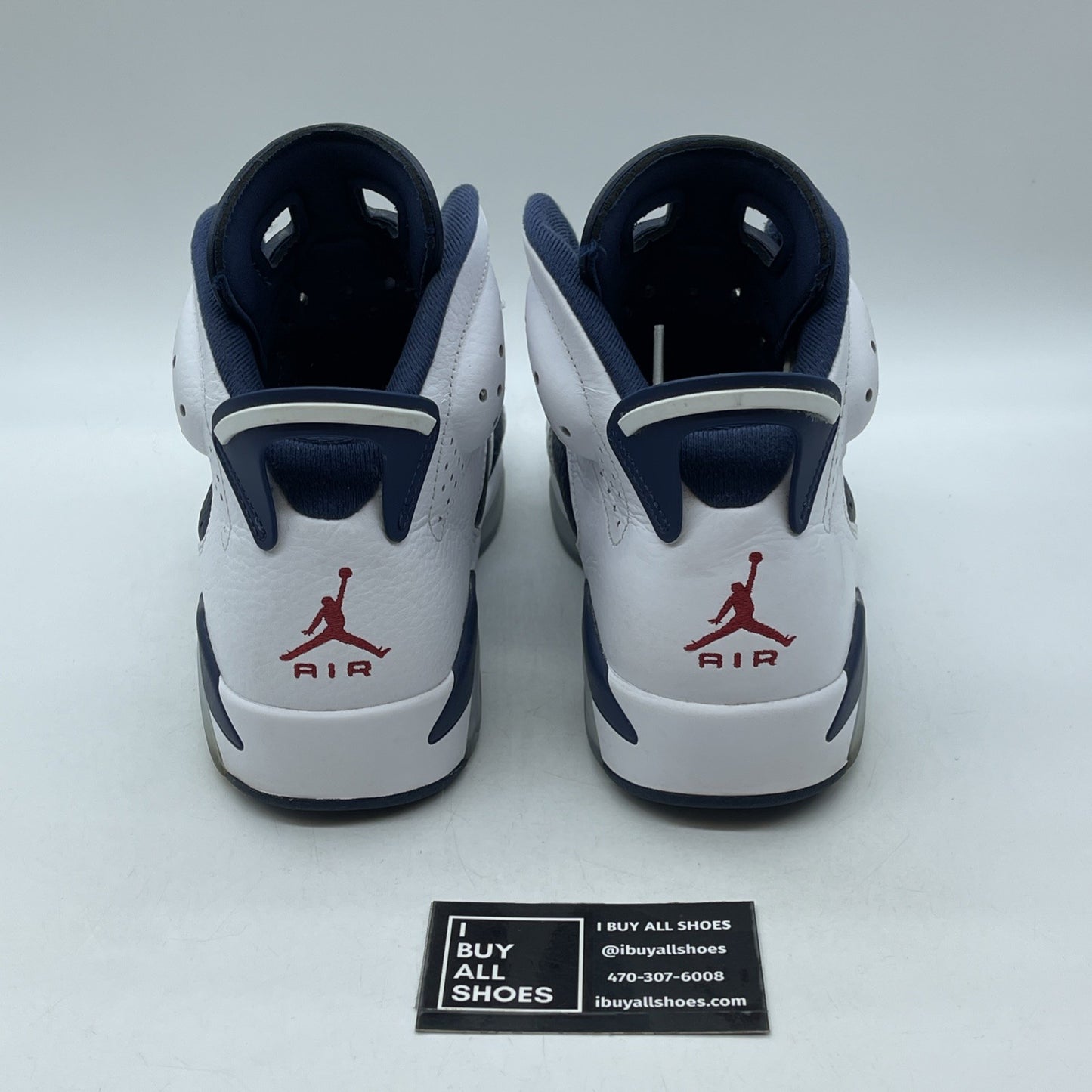Size 9.5 - Air Jordan 6 Retro 2024 Olympic Blue White Leather (CT8529-164
