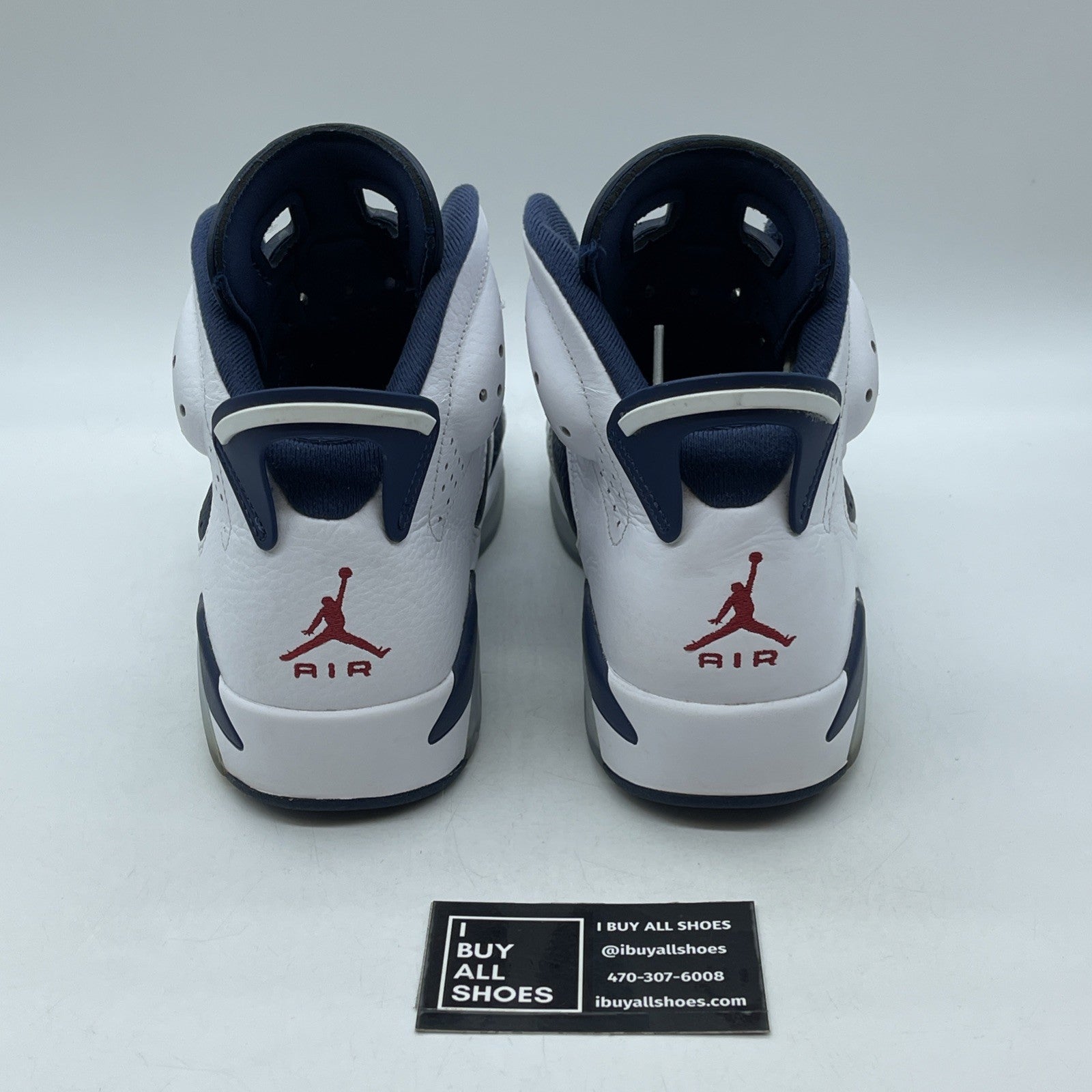 Size 9.5 - Air Jordan 6 Retro 2024 Olympic Blue White Leather (CT8529-164