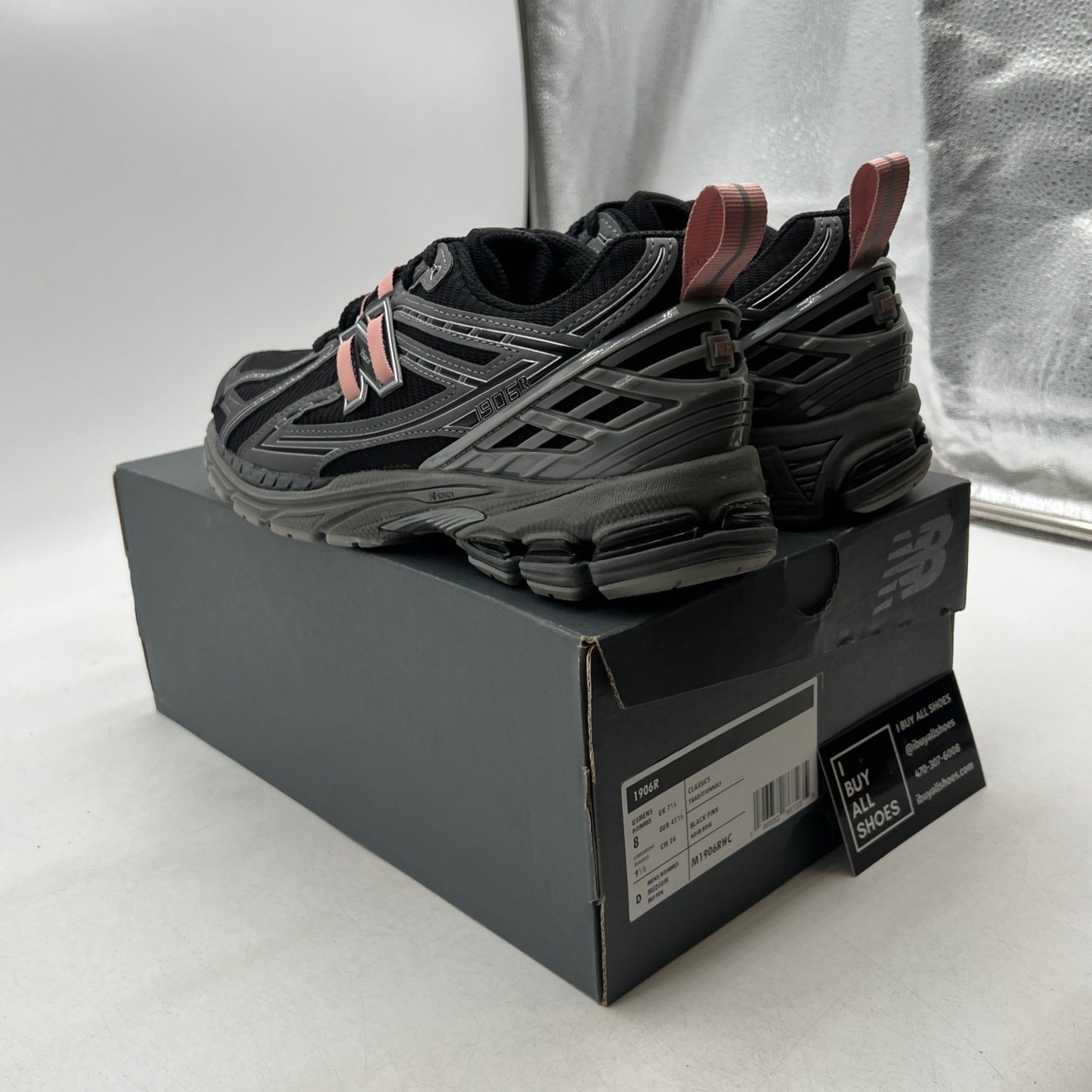 Size 8 - New Balance 1906R Black Pink Moon (M1906RHC)