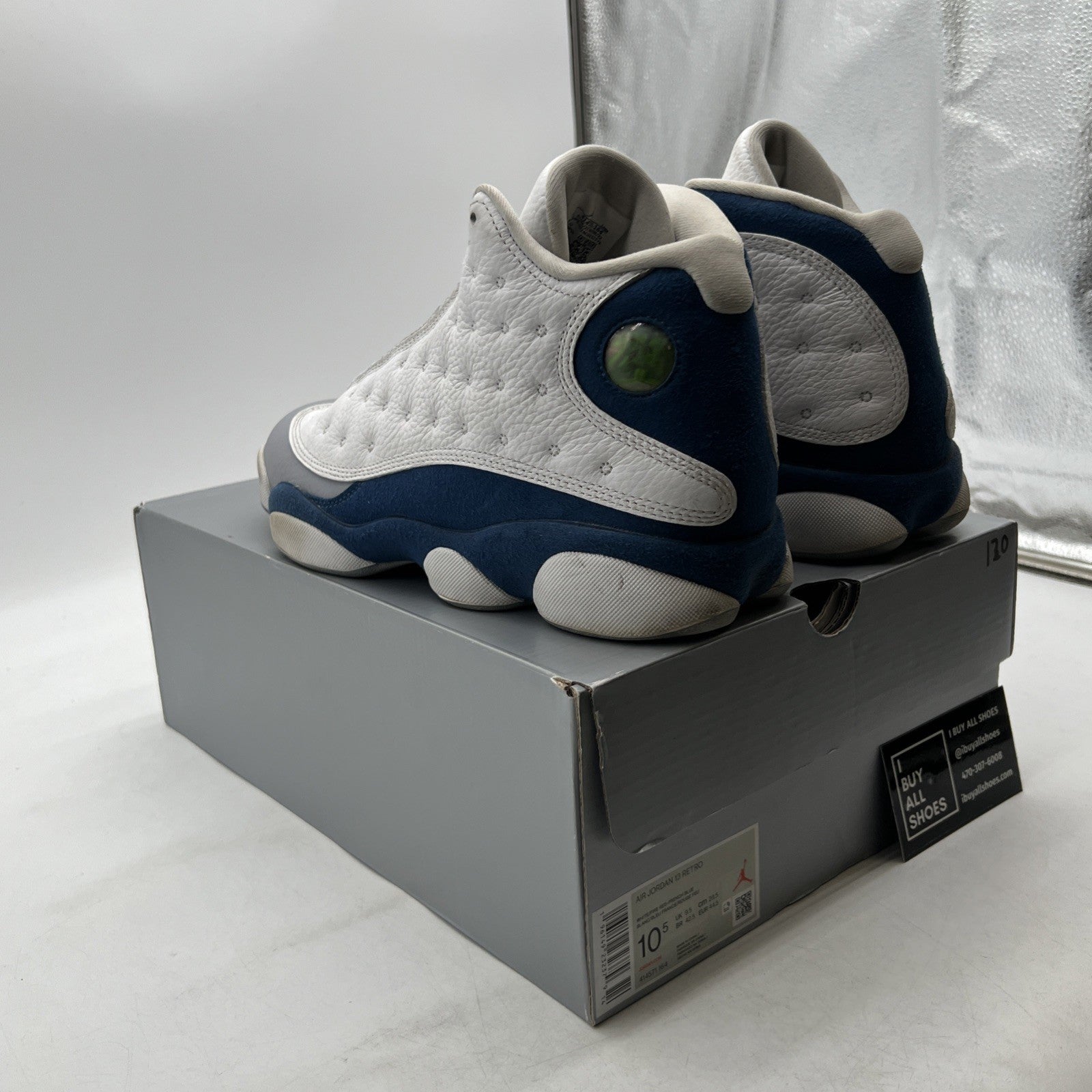 Size 10.5 - Air Jordan 13 Retro Mid French Blue (414571-164)