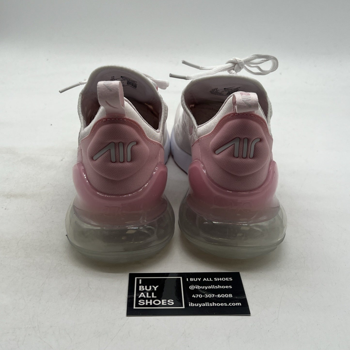 Size 12 - Nike Air Max 270 White Medium Soft Pink Pearl Pink (FJ4575-100)