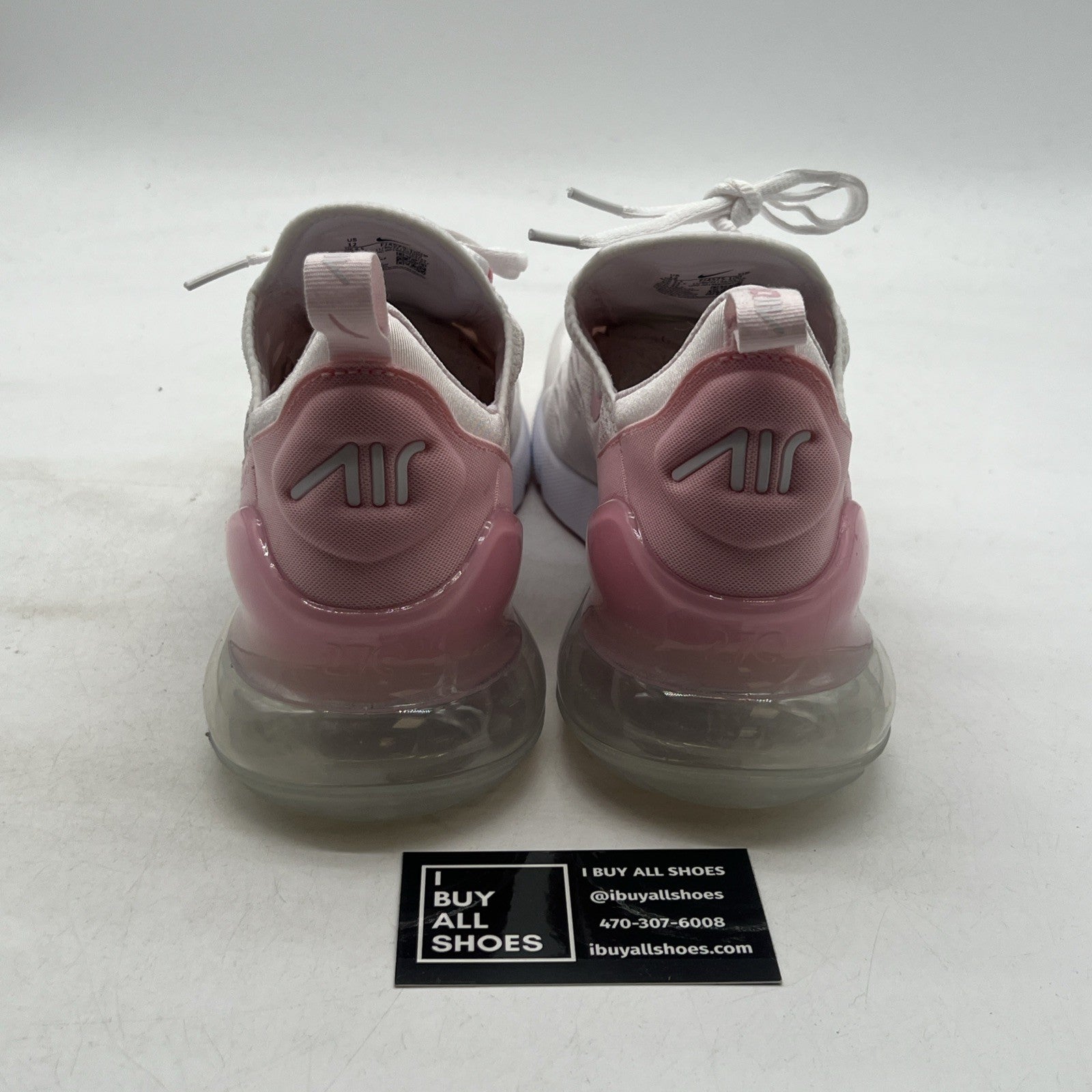 Size 12 - Nike Air Max 270 White Medium Soft Pink Pearl Pink (FJ4575-100)