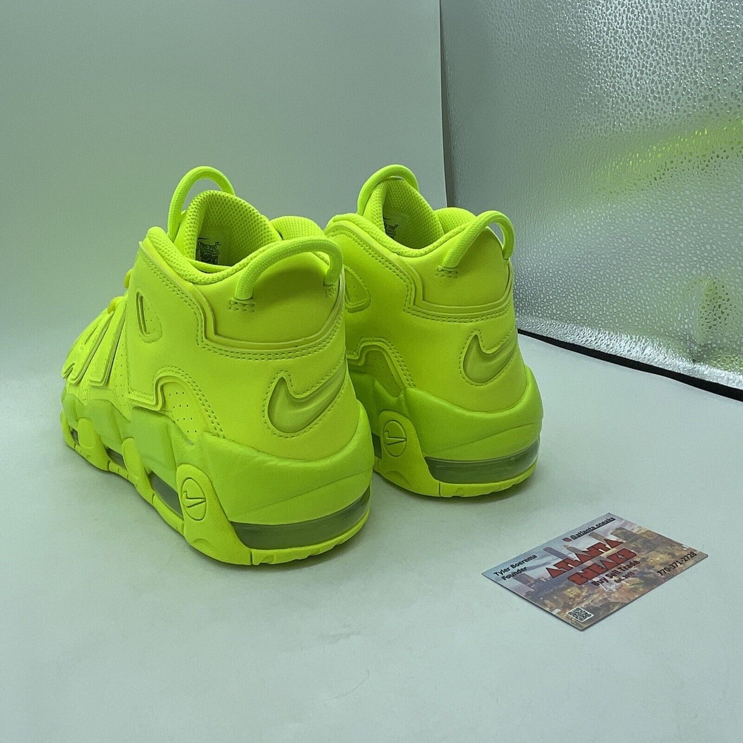 Size 8.5 - Nike Air More Uptempo '96 Volt Neon Yellow Leather (DX1790-700)