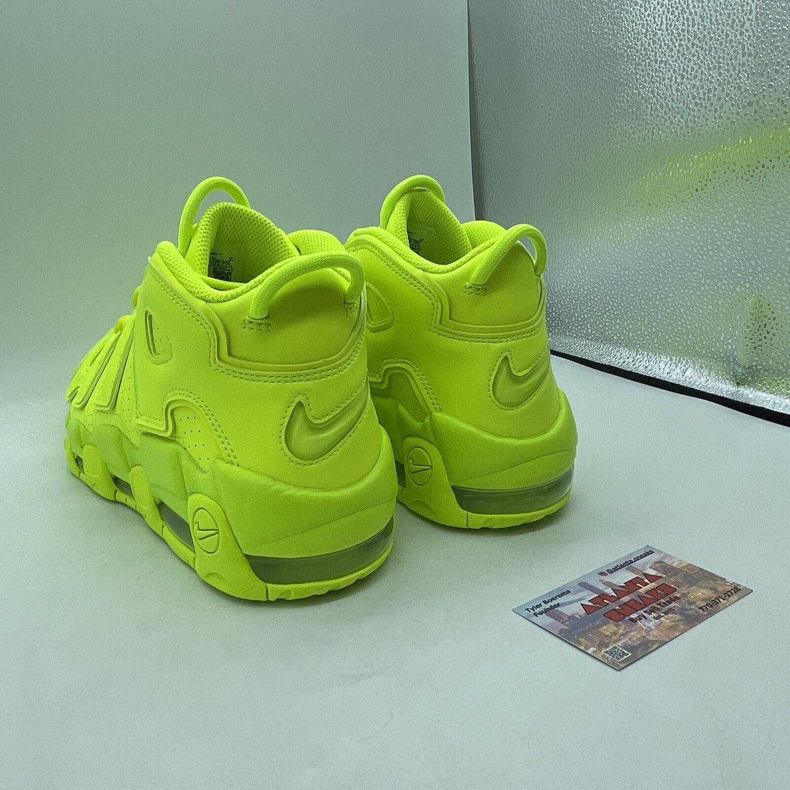 Size 8.5 - Nike Air More Uptempo '96 Volt Neon Yellow Leather (DX1790-700)