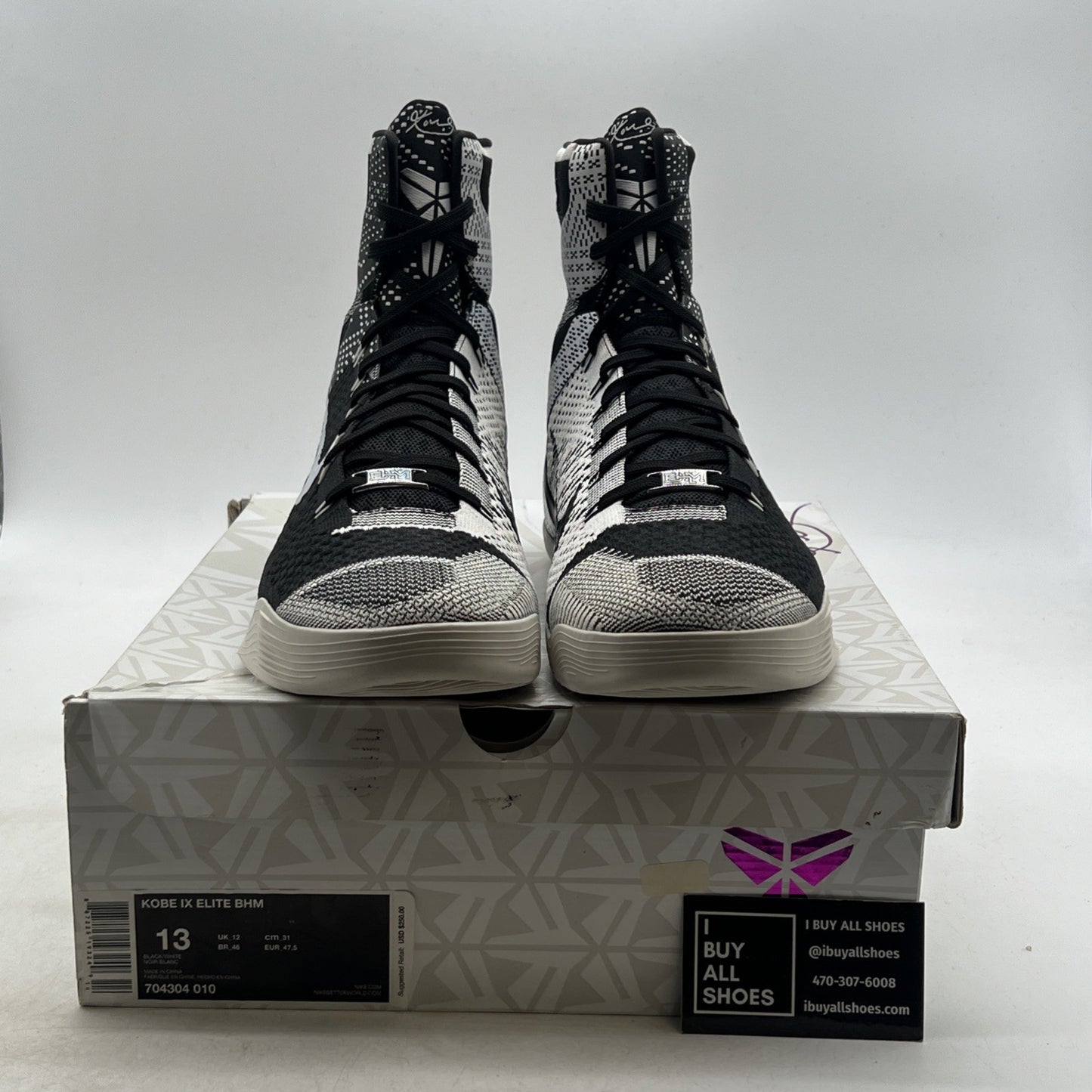 Size 13 - Nike Kobe 9 Elite Black History Month (704304-010)