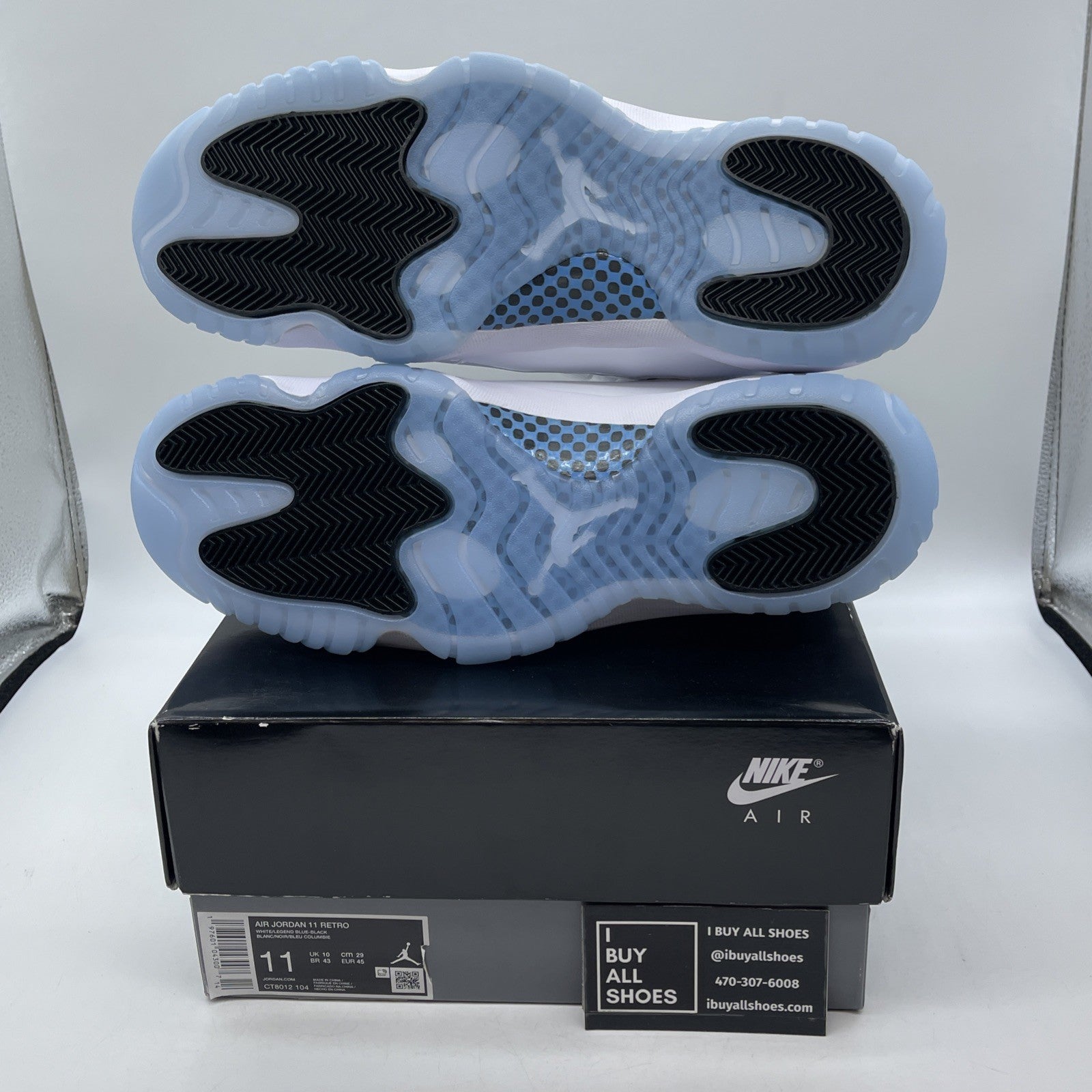 Size 11 - Air Jordan 11 Retro 2024 Legend Blue Columbia Leather (CT8012-104)