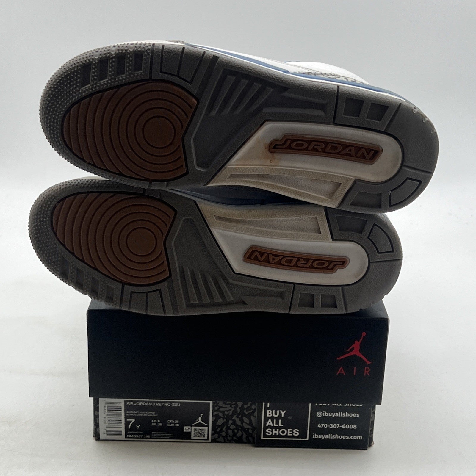 Size 7Y - Air Jordan 3 Retro Mid Washington Wizards (DM0967-148)