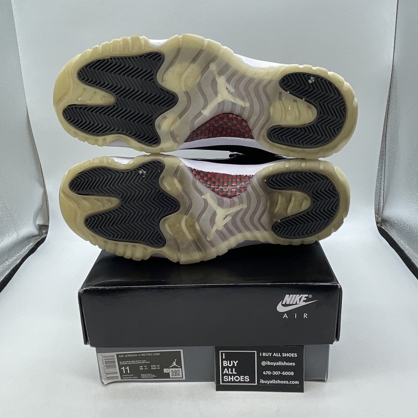 Size 11 - Air Jordan 11 Retro Low 72-10 (AV2187-001)