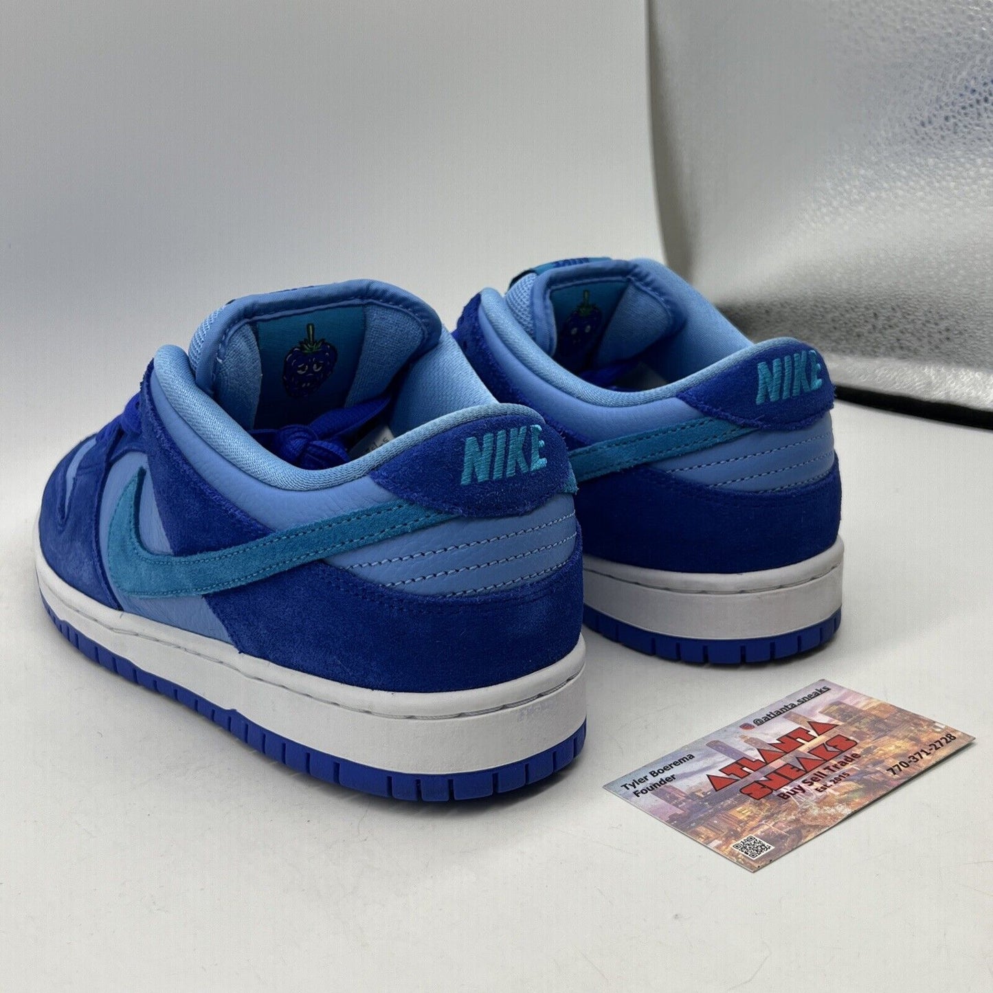 Size 8 - Nike Dunk Low Pro SB Fruity Pack - Blue Raspberry White (DM0807-400)