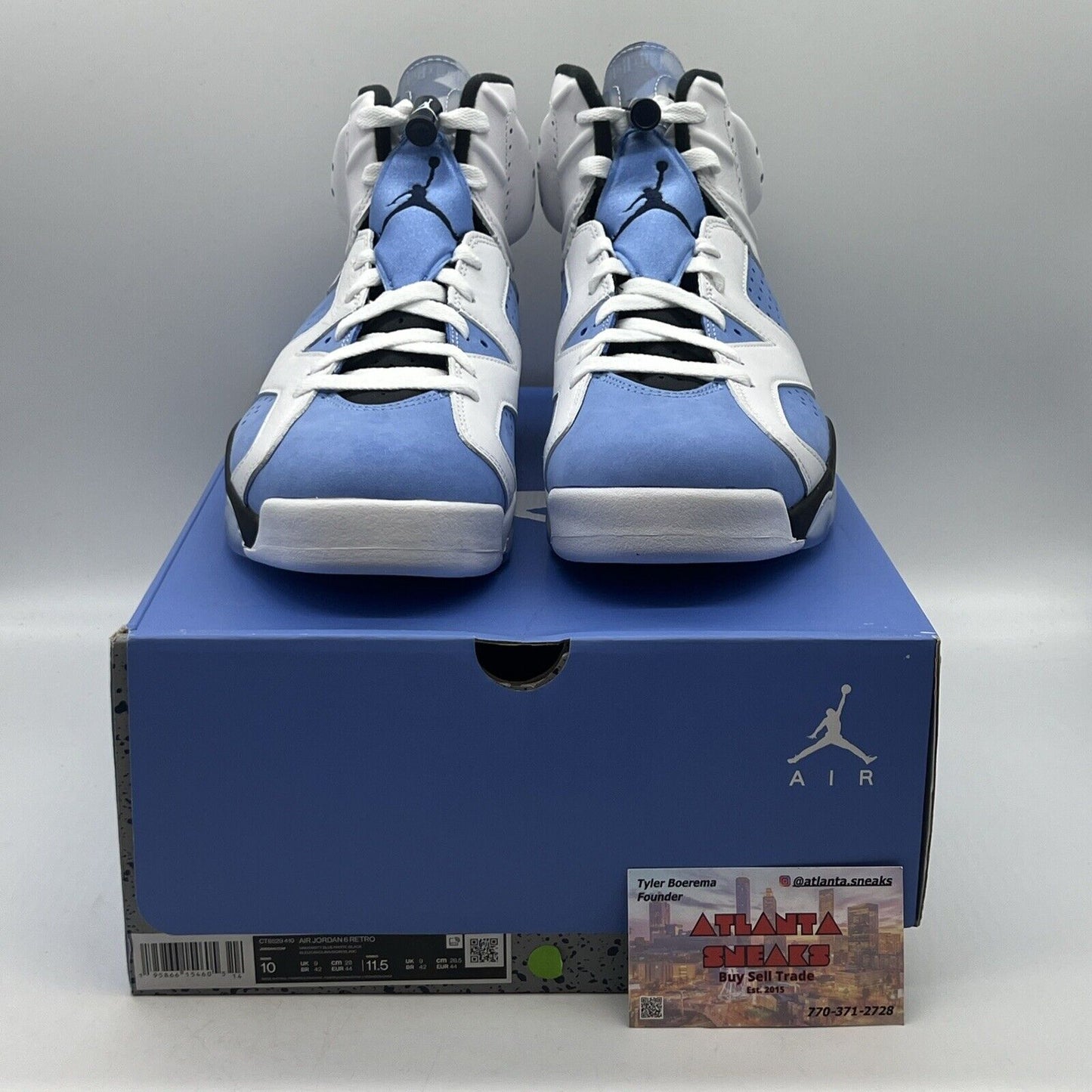 Size 10 - Jordan 6 Retro Mid UNC Home Brand New Og All