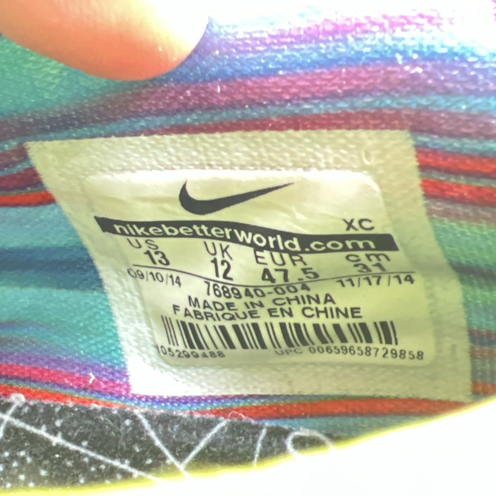 Size 13 - Nike Hyperchase All Star (768940-004)