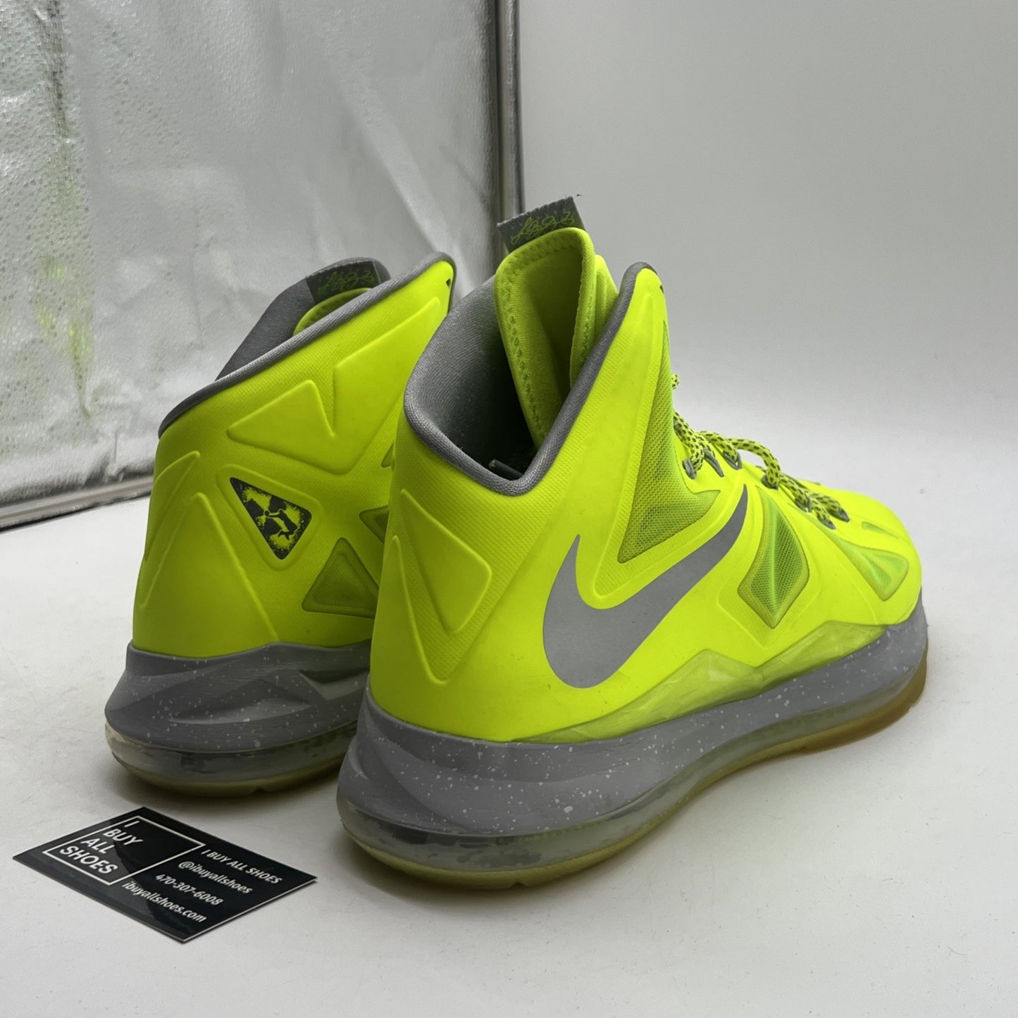 Size 13 - Nike LeBron 10 Volt - (541100-700)