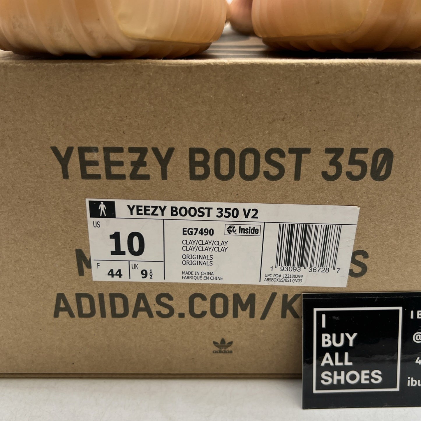 Size 10 - Adidas Yeezy Boost 350 V2 Clay (EG7490)