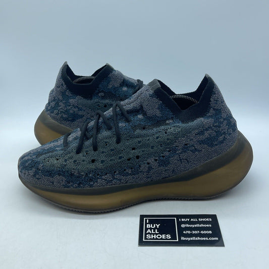 Size 10.5 - adidas Yeezy Boost 380 Covellite Blue Brown Suede (GZ0454)