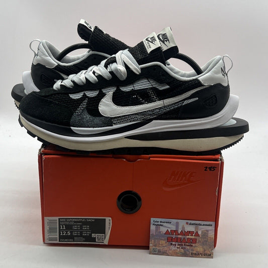 Size 11 - Nike sacai x VaporWaffle Black White (CV1363-001)