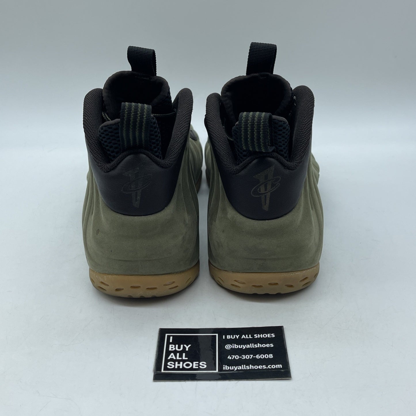 Size 10 - Nike Air Foamposite One PRM Olive Green Brown Suede (575420-200)