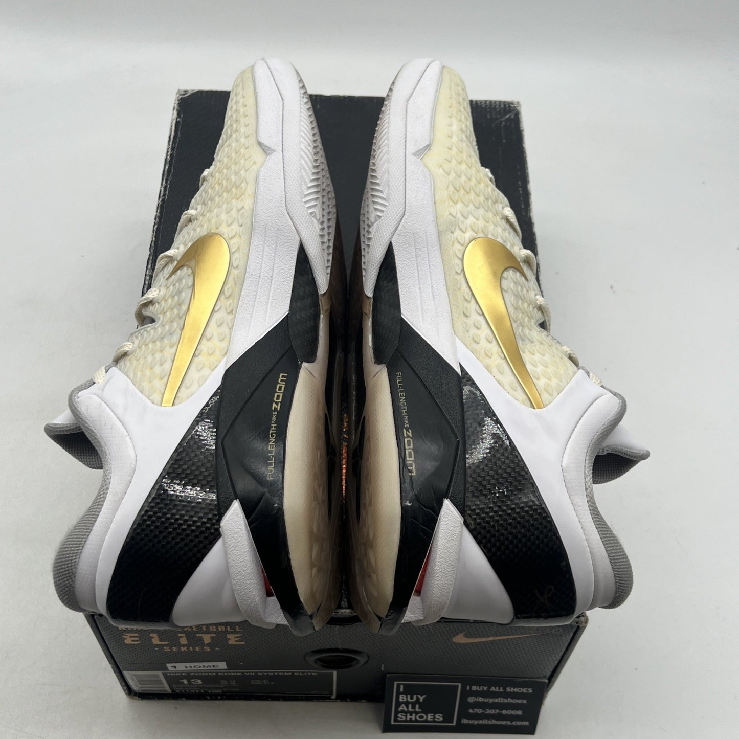 Size 13 - Nike Zoom Kobe 7 System Elite Home (511371-100)