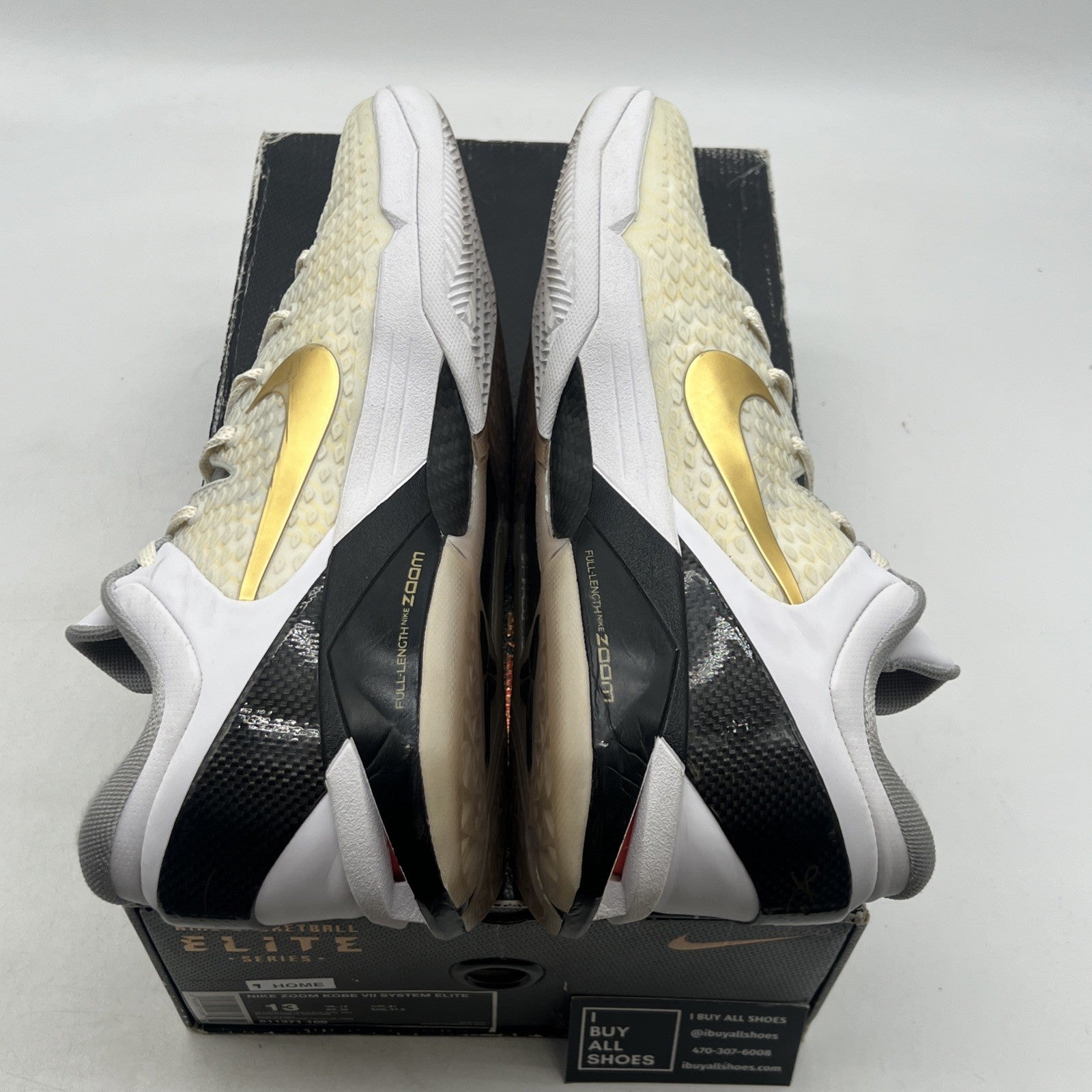 Size 13 - Nike Zoom Kobe 7 System Elite Home (511371-100)