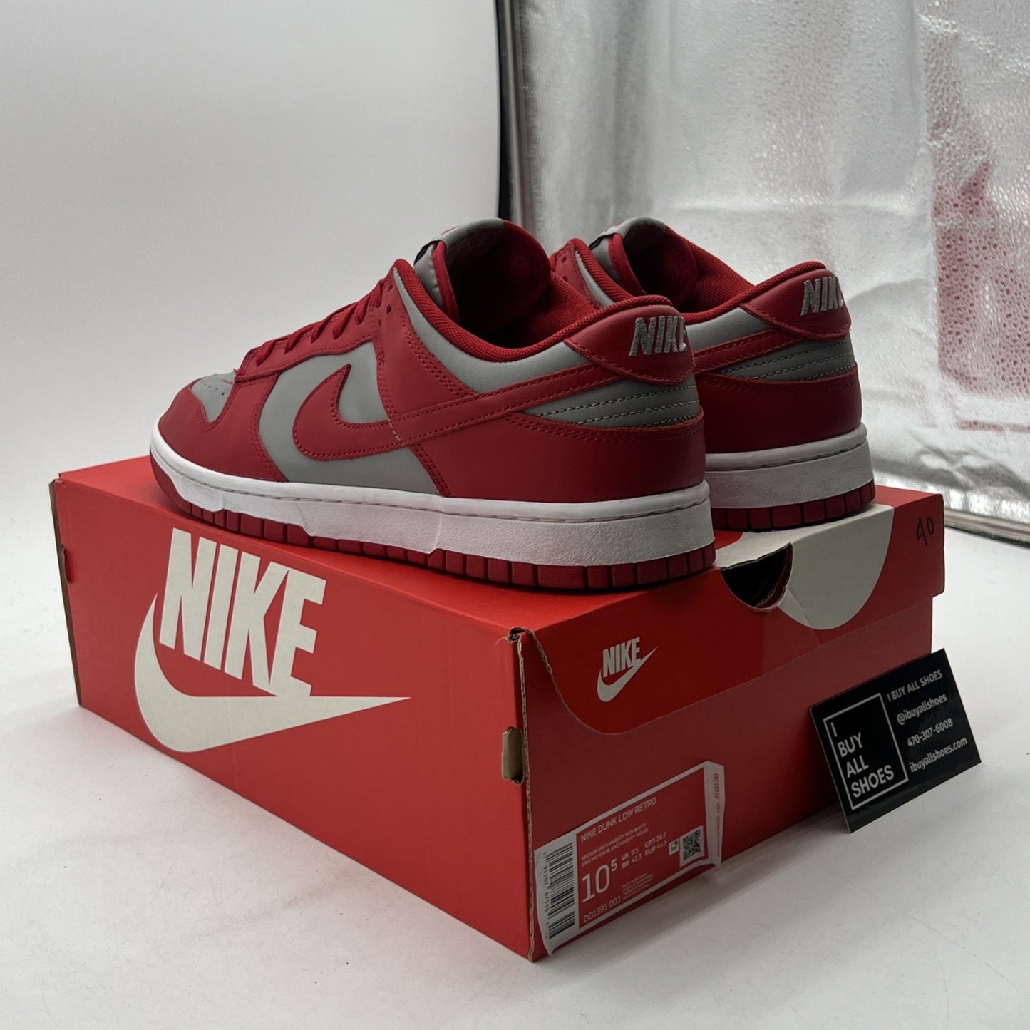 Size 10.5 - Nike Dunk Low SP UNLV 2021 (DD1391-002)
