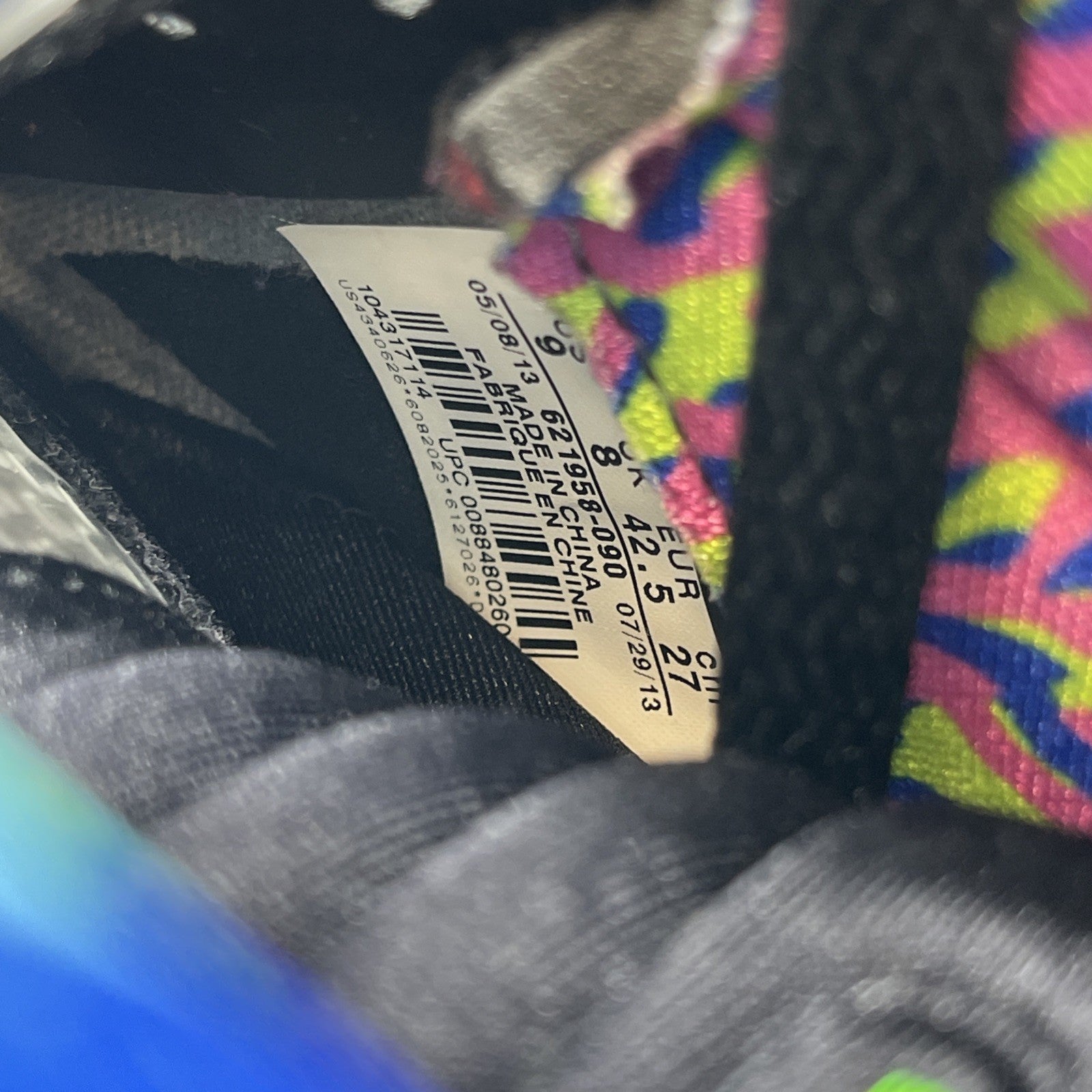 Size 9 - Air Jordan 5 Retro Bel Air Grey Purple Suede (621958-090)