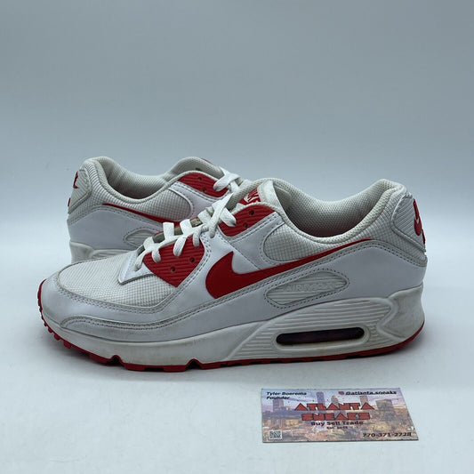 Size 9 - Nike Air Max 90 Color Pack - University Red White Suede (CT1028-101)