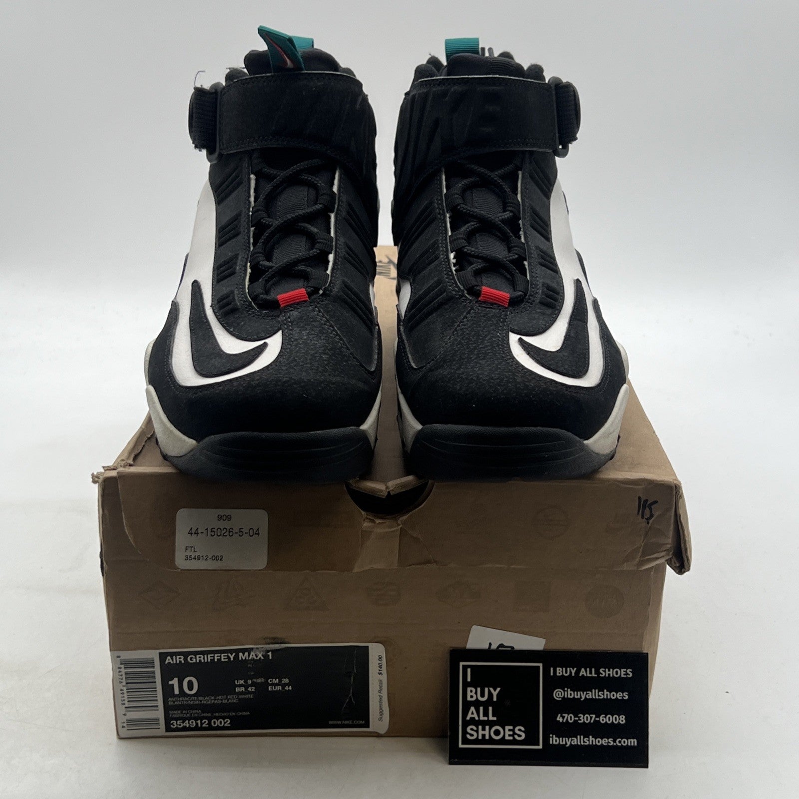 Size 10 - Nike Air Griffey Max 1 Anthracite (354912-002)