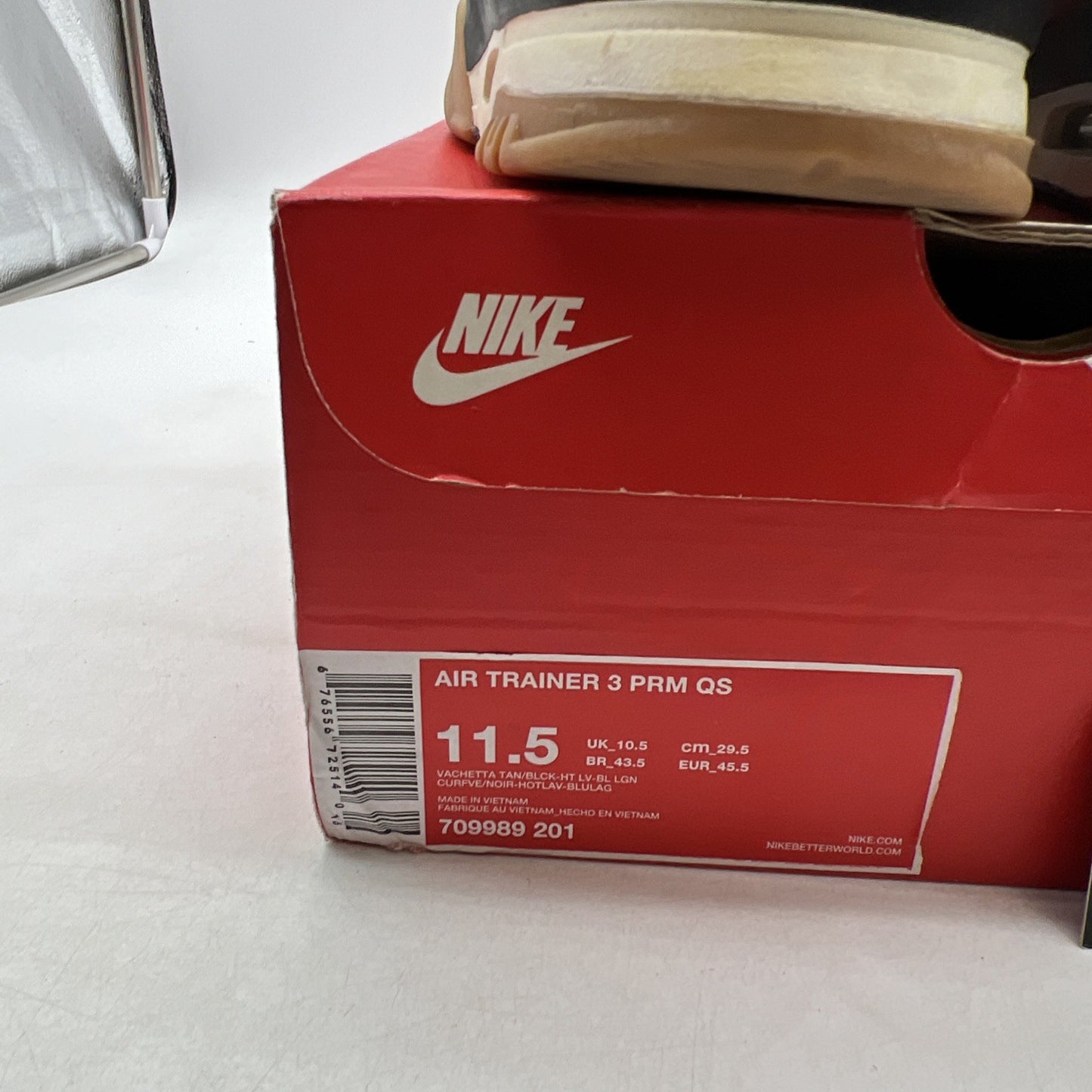 Size 11.5 - Nike Air Trainer 3 Premium Super Bowl (709989-201)
