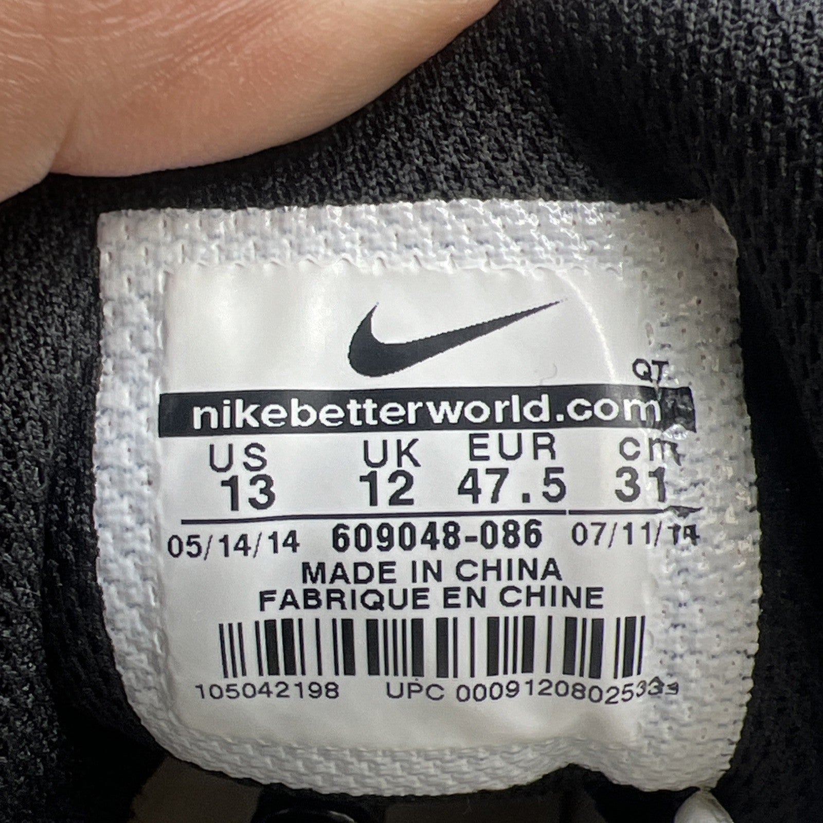 Size 13 - Nike Air Max 95 Grey Hyper Crimson (609048-086)