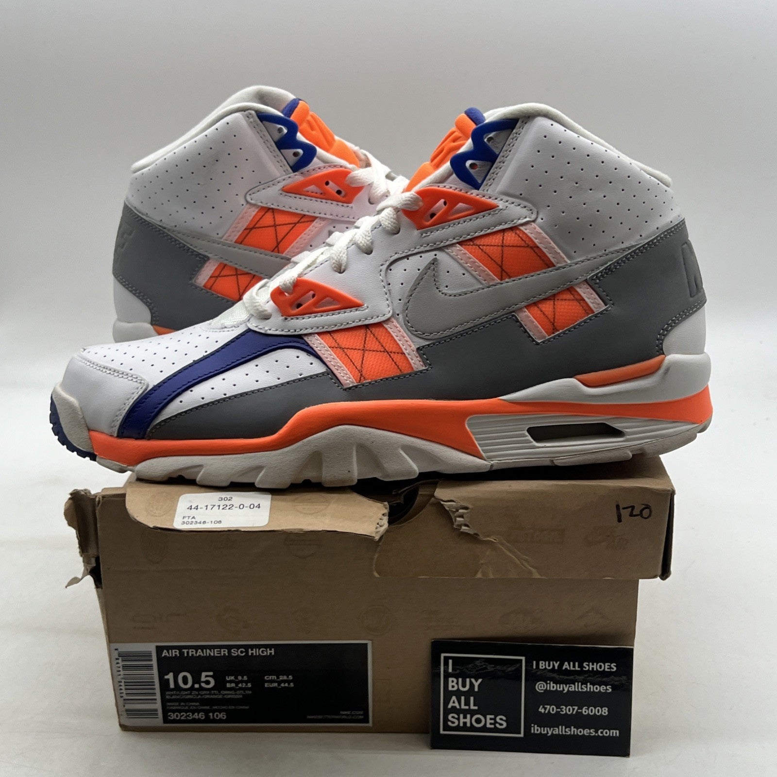 Size 10.5 - Nike Air Trainer SC Bo Jackson (302346-106)