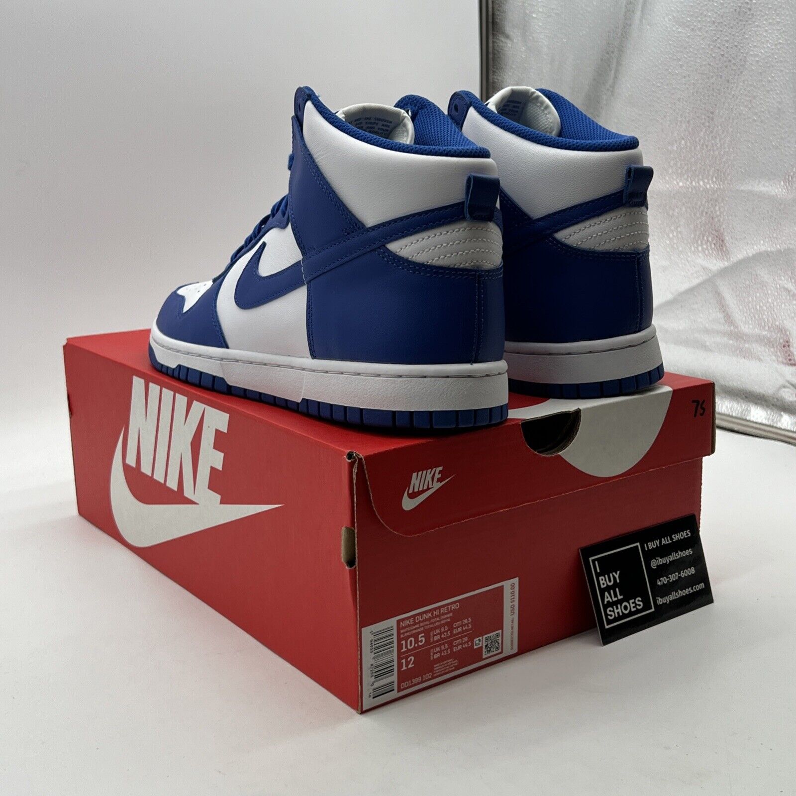 Size 10.5 - Nike Dunk 2021 High Kentucky (DD1399-102)