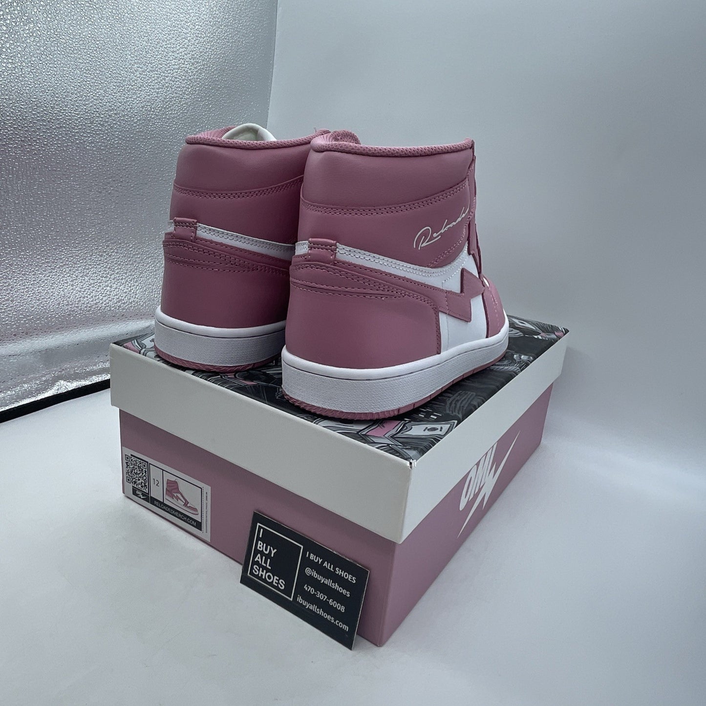 Size 12 - AIR KIY x REVES PARIS ‘85 HI BLUSH PINK