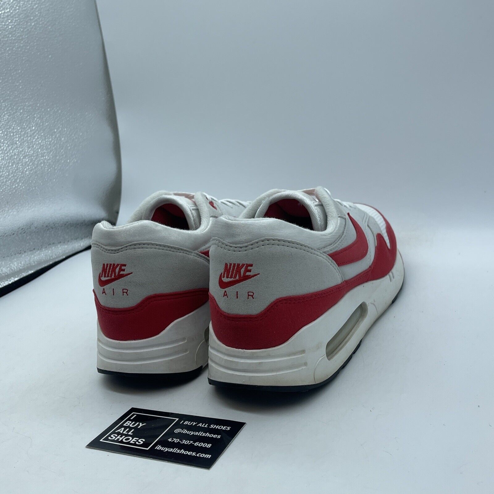 Size 11.5 - Nike Air Max 1 '86 OG Low Big Bubble Red Grey Suede (DQ3989-100)