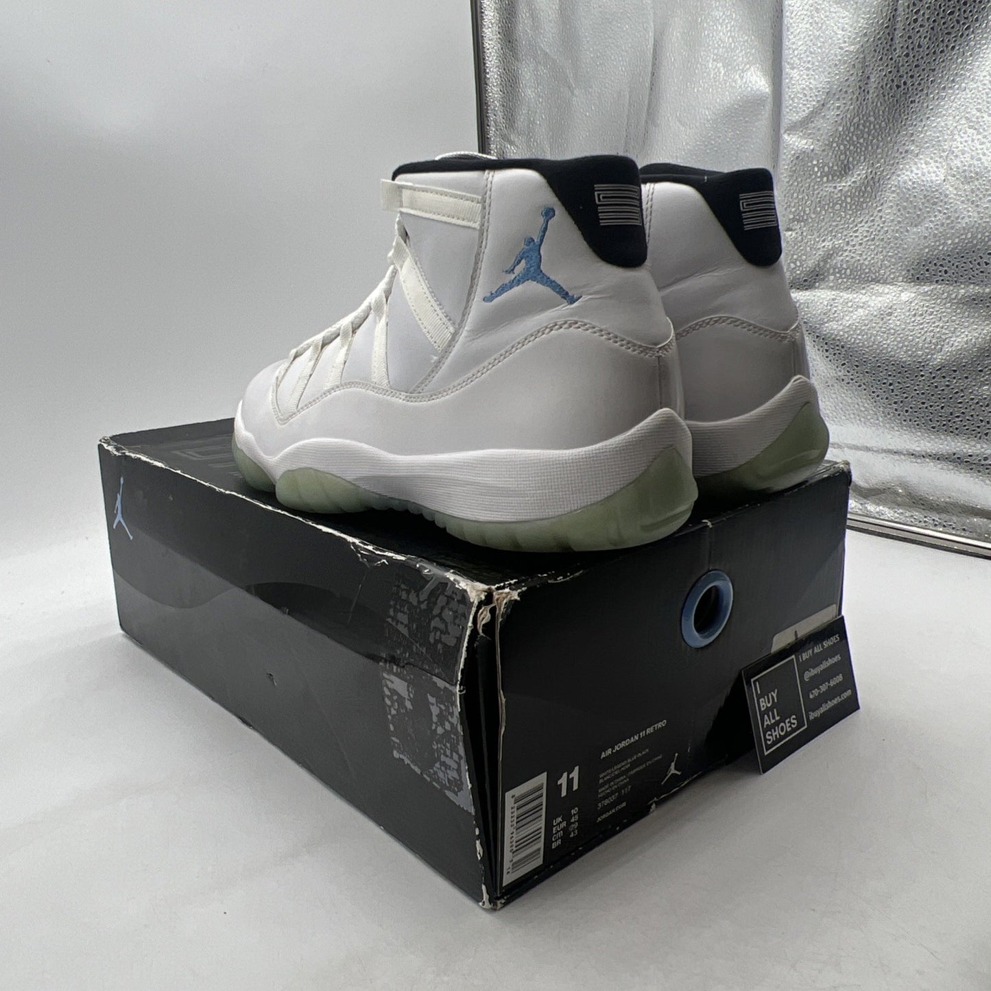 Size 11 - Air Jordan 11 Retro High Legend Blue (378037-117)