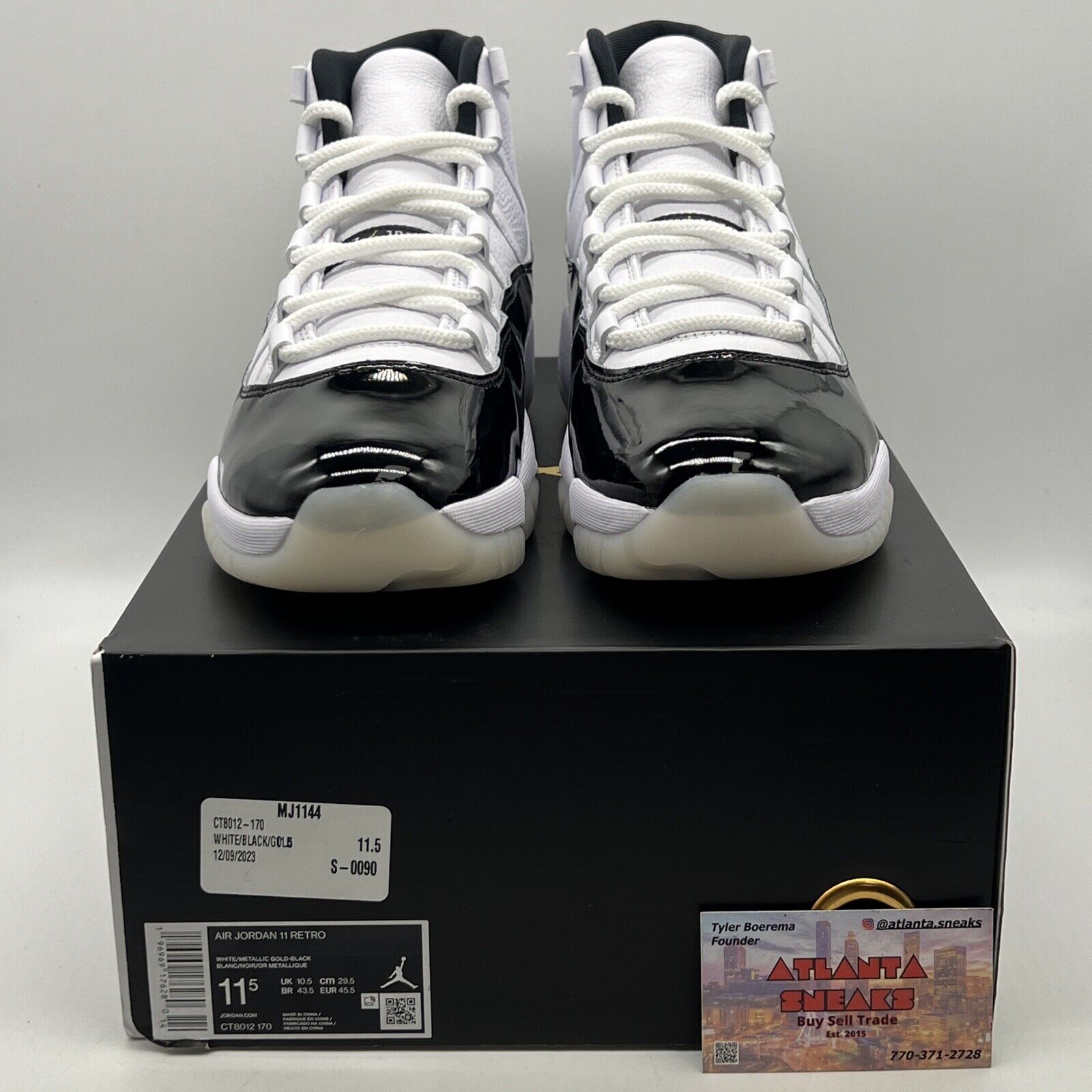 Size 11.5 - Jordan 11 Retro Mid Gratitude / Defining Moments Black (CT8012-170)