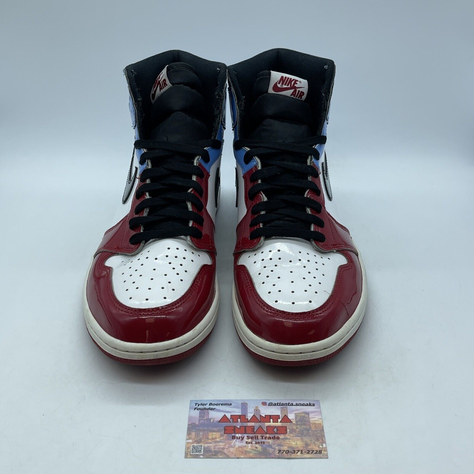 Size 12 - Jordan 1 Retro OG High Fearless Blue Red White Leather (CK5666-100)
