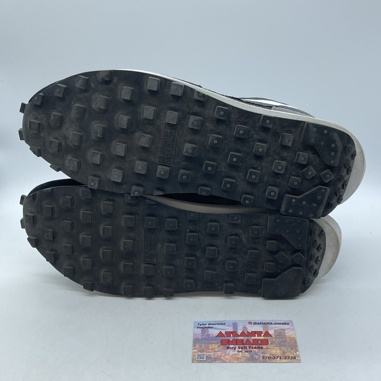 Size 11.5 - Nike sacai x LDWaffle Black Grey White Suede Leather (BV0073-001)