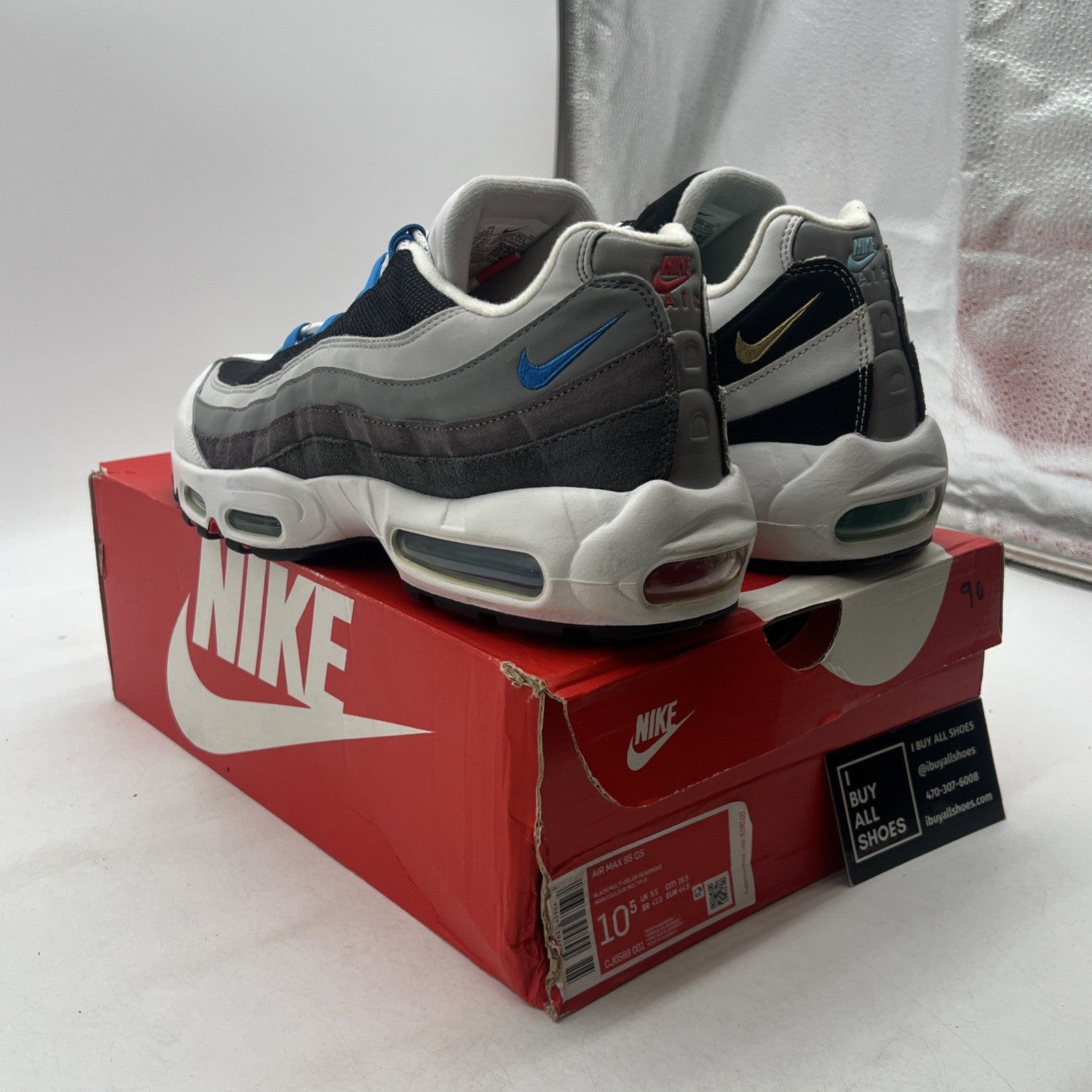 Size 10.5 - Nike Air Max 95 QS Greedy 2.0 (CJ0589-001)