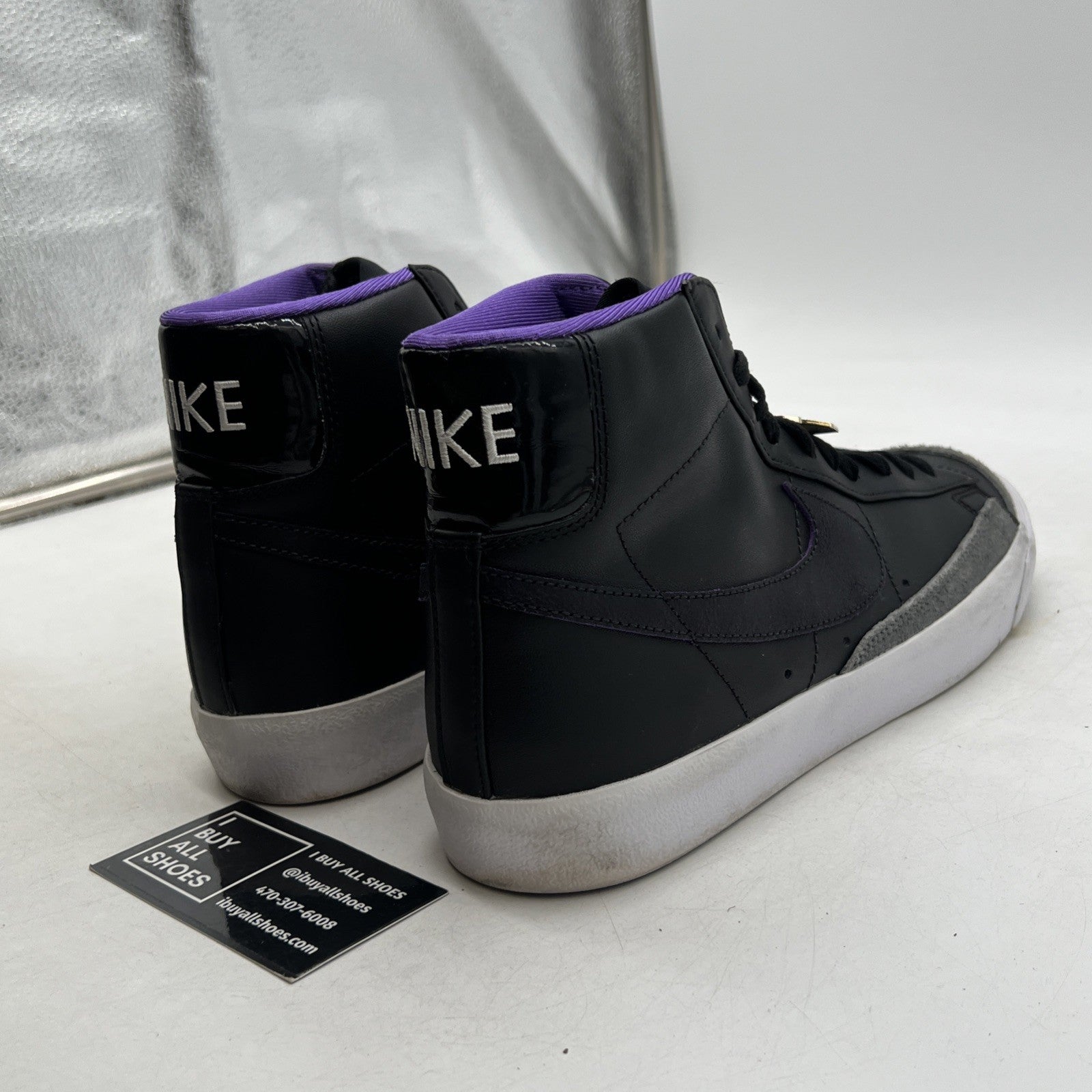 Size 9.5 - Nike Blazer '77 EMB Mid World Champ - Black (DQ8767-001)