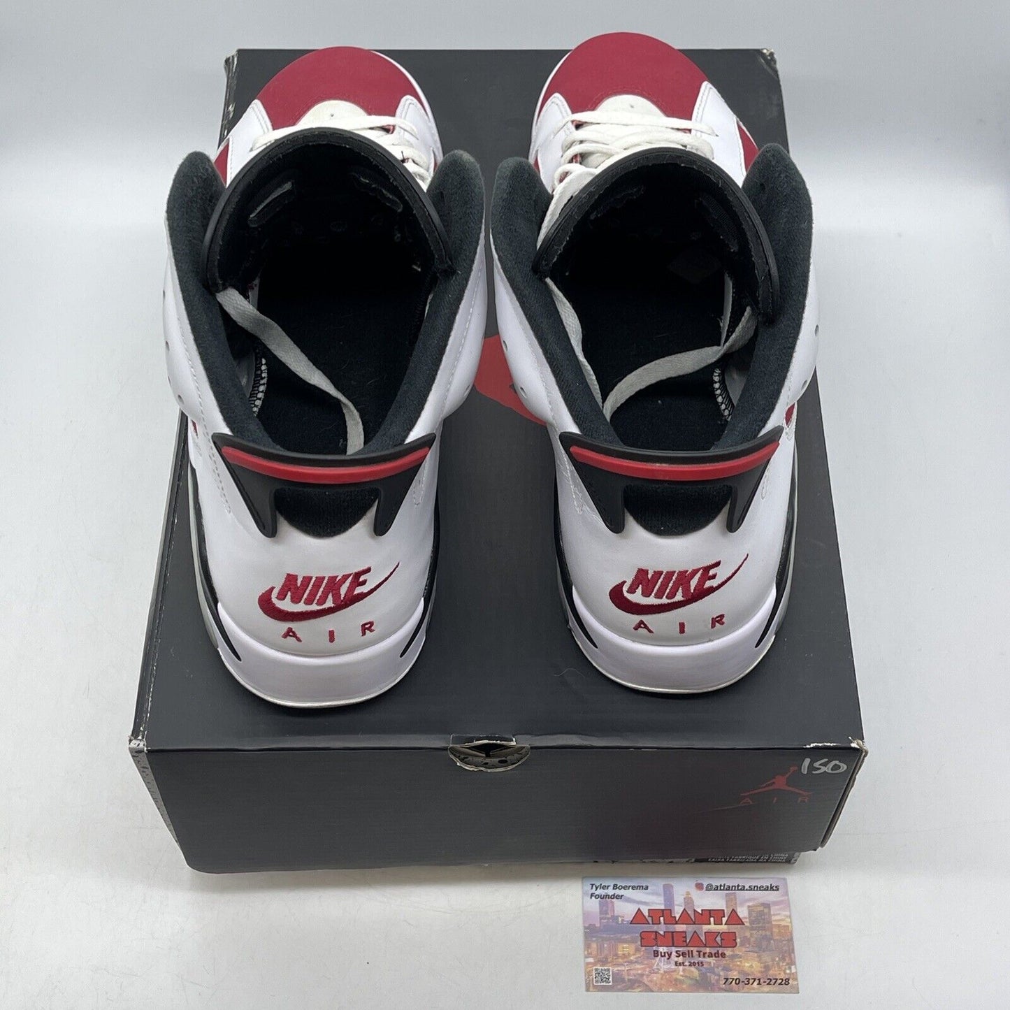 Size 12 - Jordan 6 Retro OG Mid Carmine White Red Black (CT8529-106)