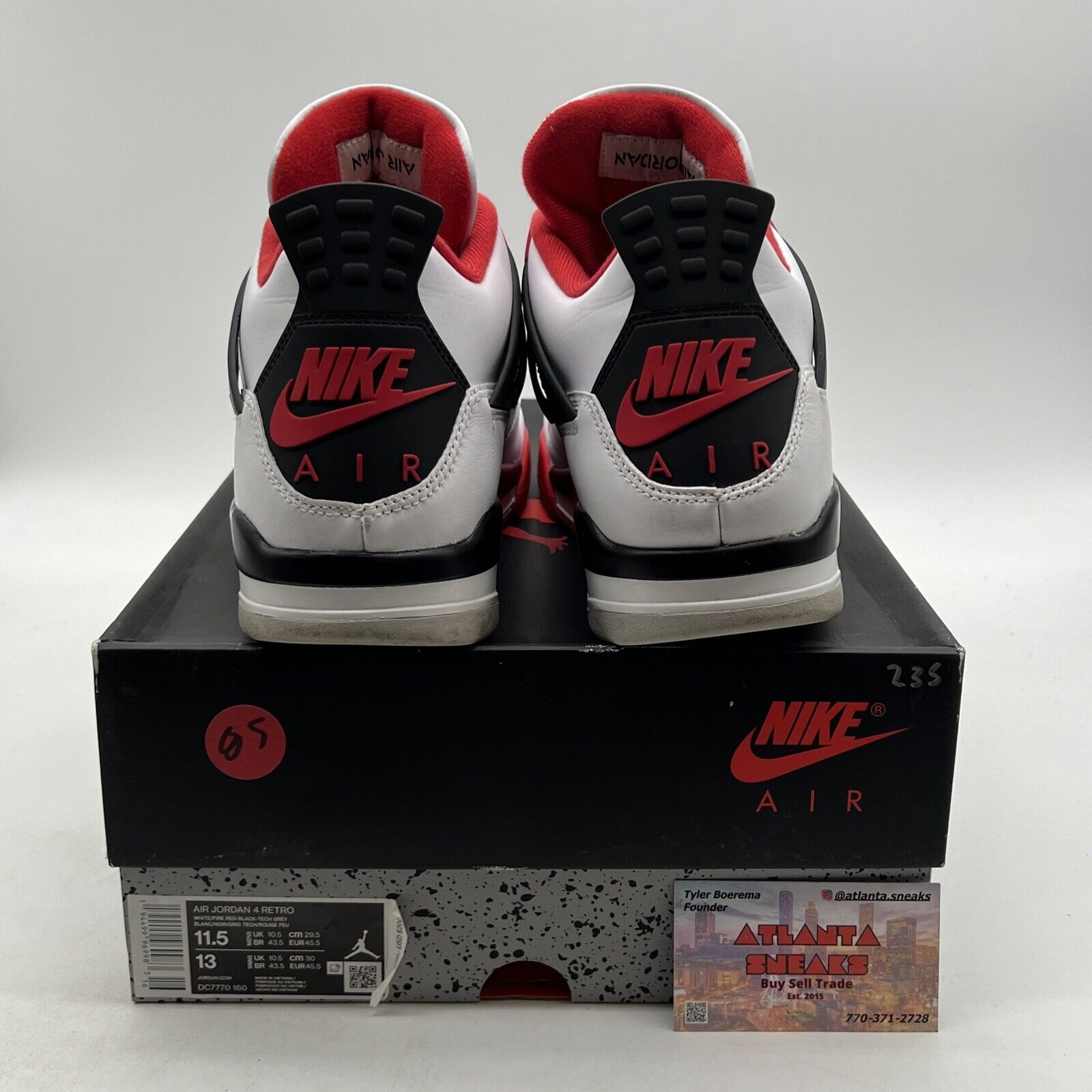 Size 11.5 - Jordan 4 Retro OG Mid Fire Red (DC7770-160)