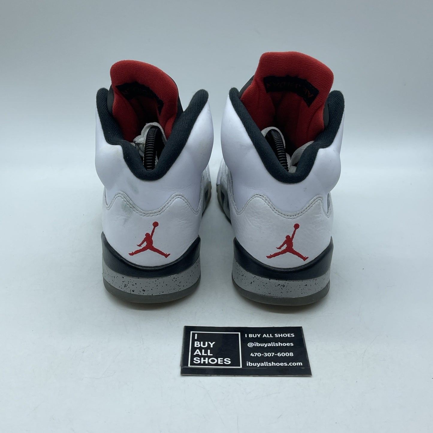 Size 8 - Air Jordan 5 Retro White Cement (136027-104)