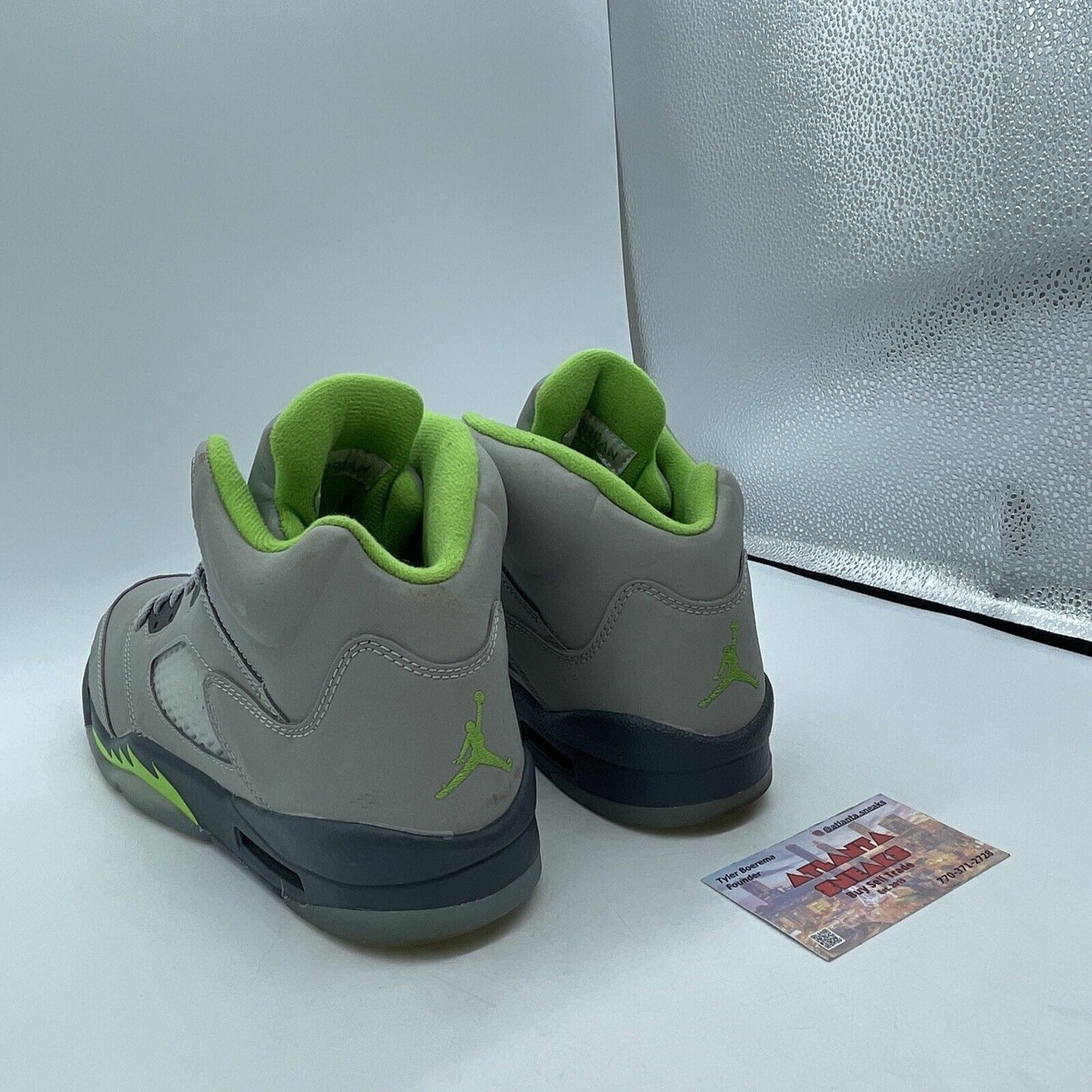 Size 6 (GS) - Jordan 5 Retro 2022 Mid Green Bean Grey (DQ3734-003)