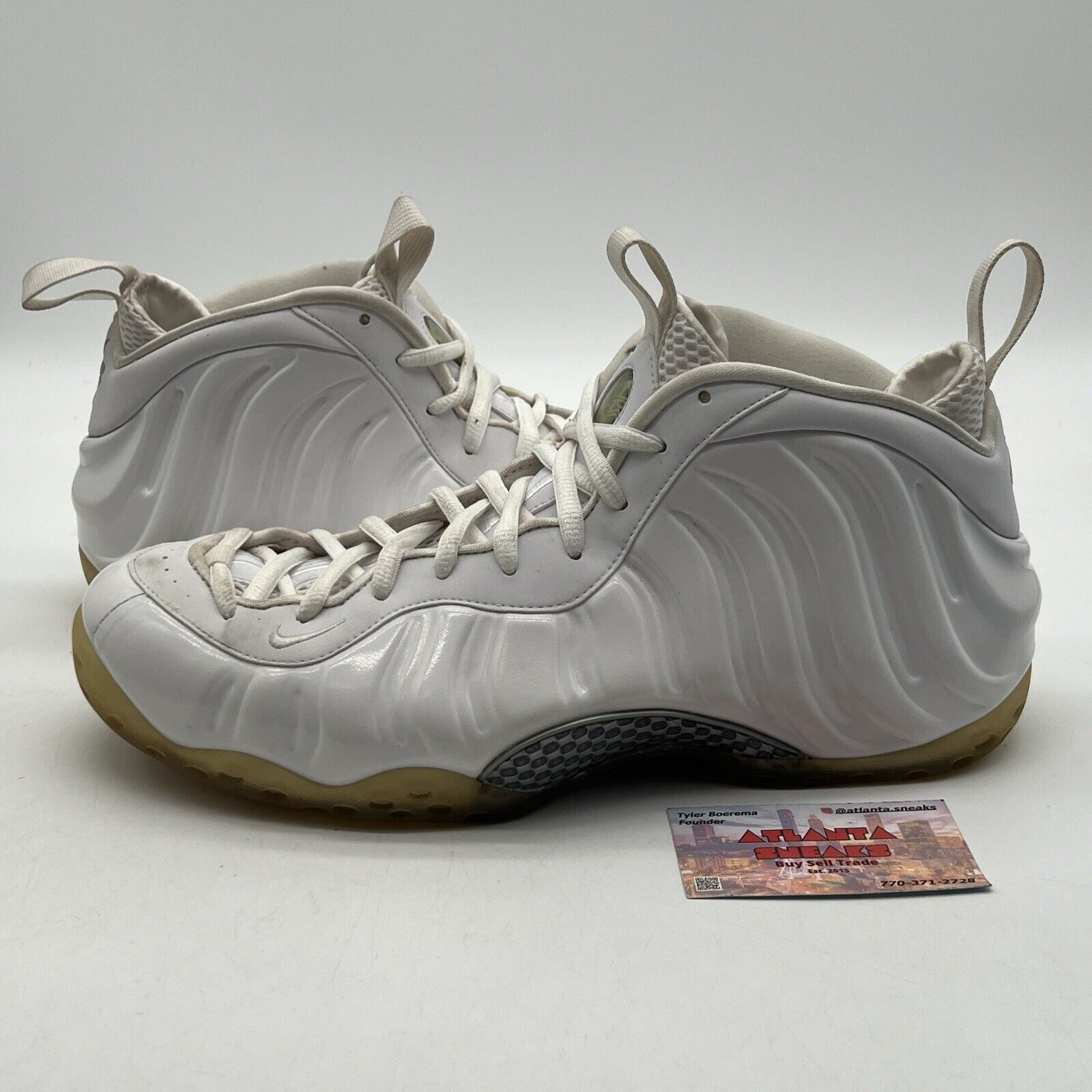 Size 13 - Nike Air Foamposite One White-Out (314996-100)