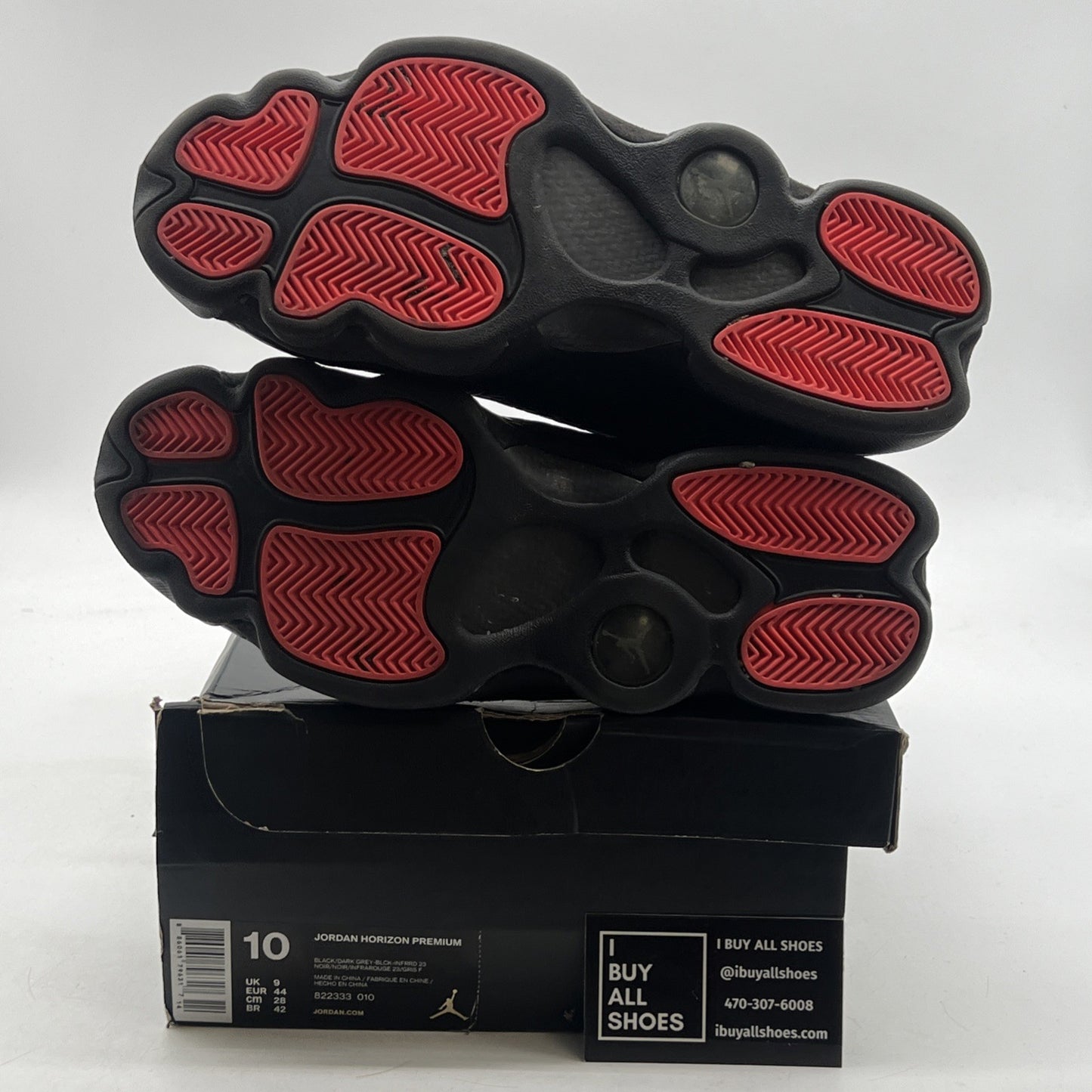 Size 10 - Jordan Horizon Premium Black Croc (822333-010)