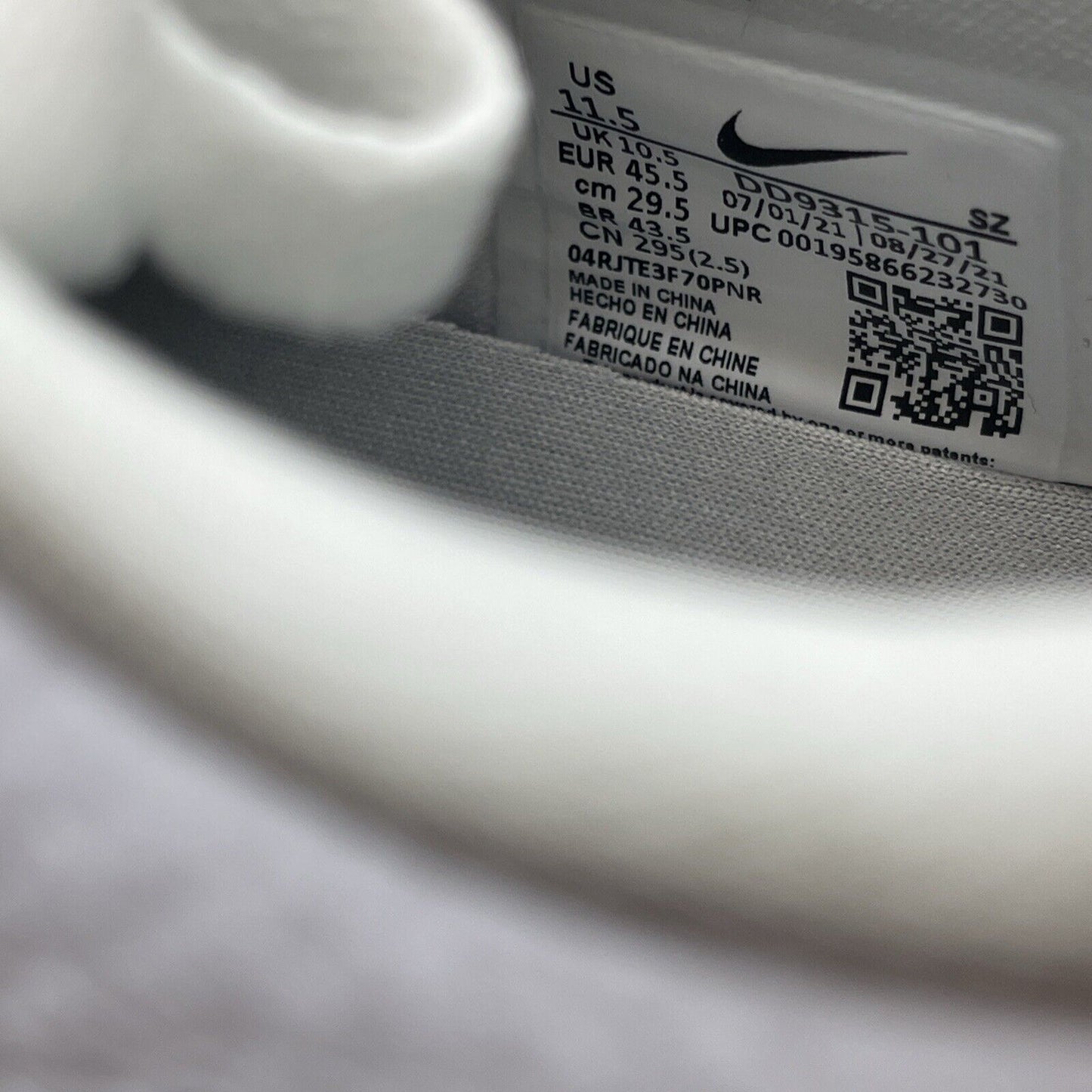 Size 11.5 - Jordan 1 Low Golf Triple White Leather (DD9315-101)