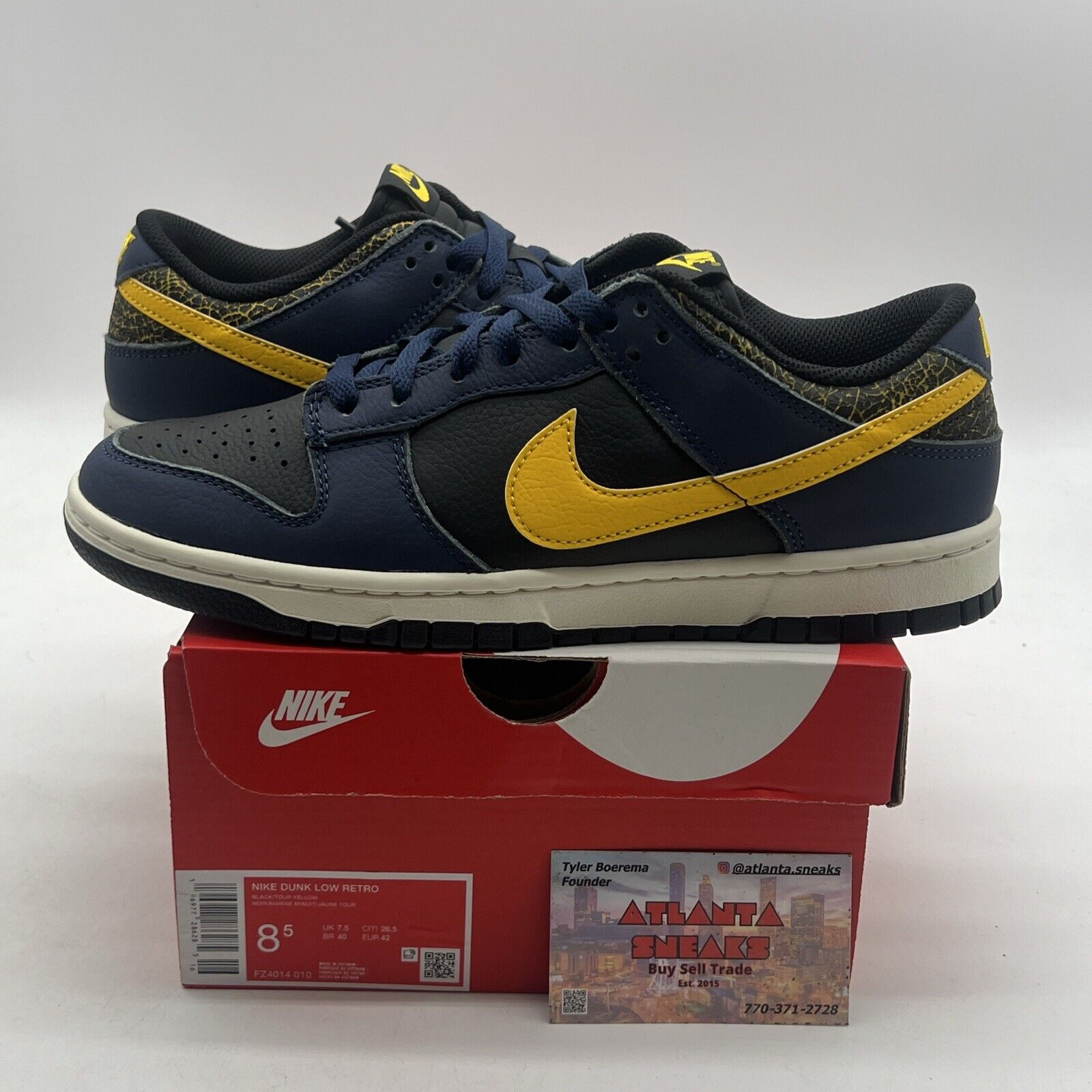 Size 8.5 - Nike Dunk Low Vintage Michigan (FZ4014-010)