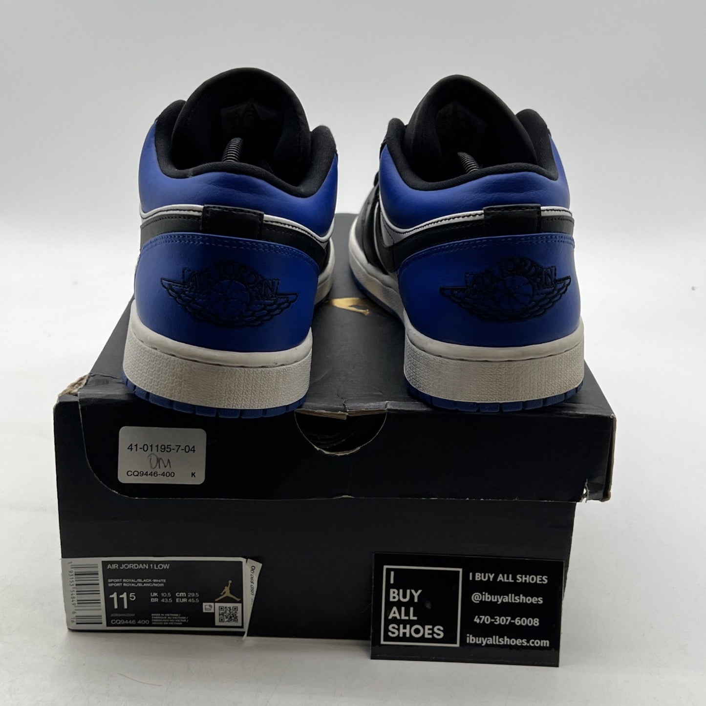 Size 11.5 - Air Jordan 1 Low Royal Toe (CQ9446-400)